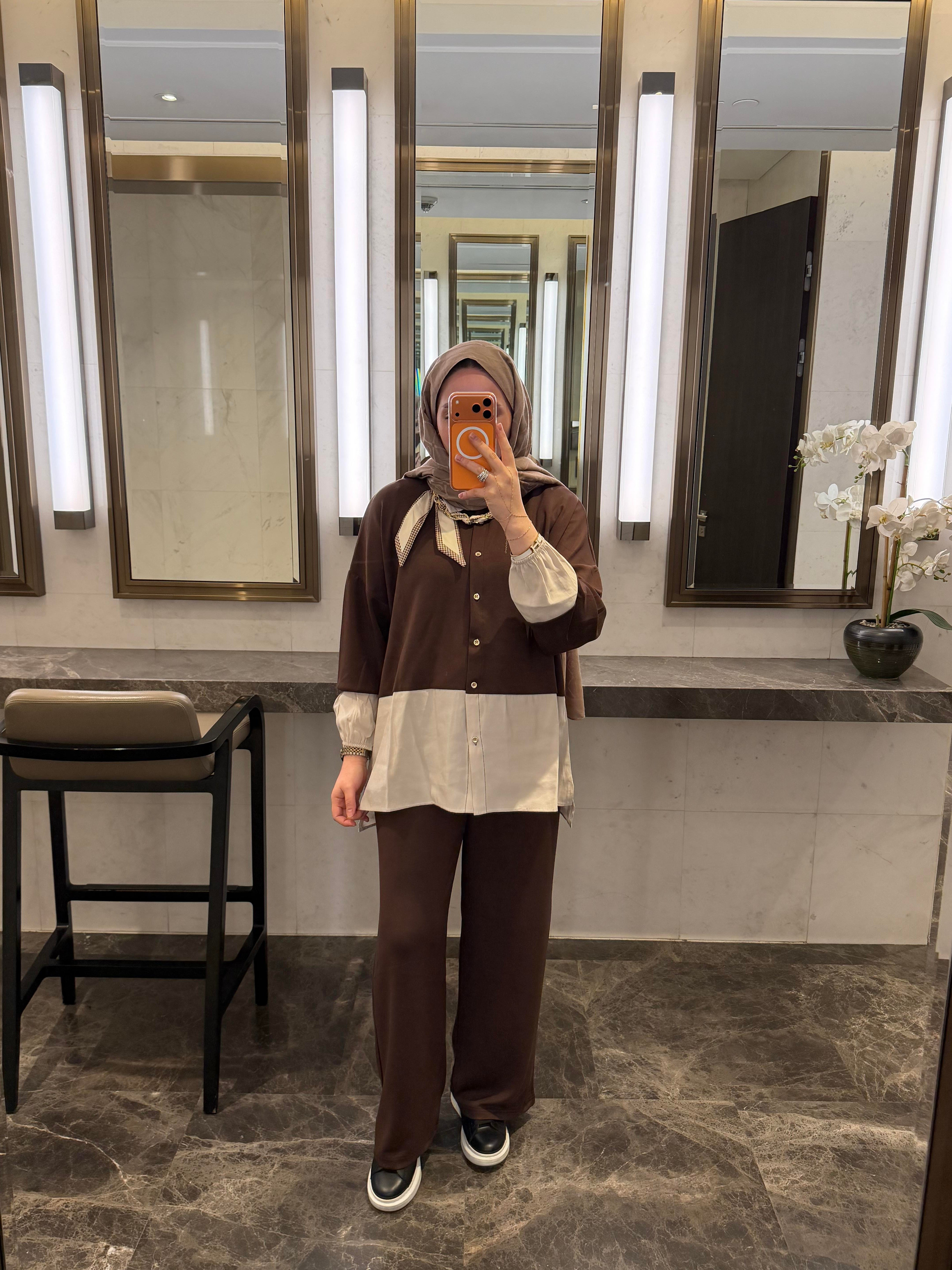 RİSA OYSH MİXLİ TAKIM KAHVERENGİ