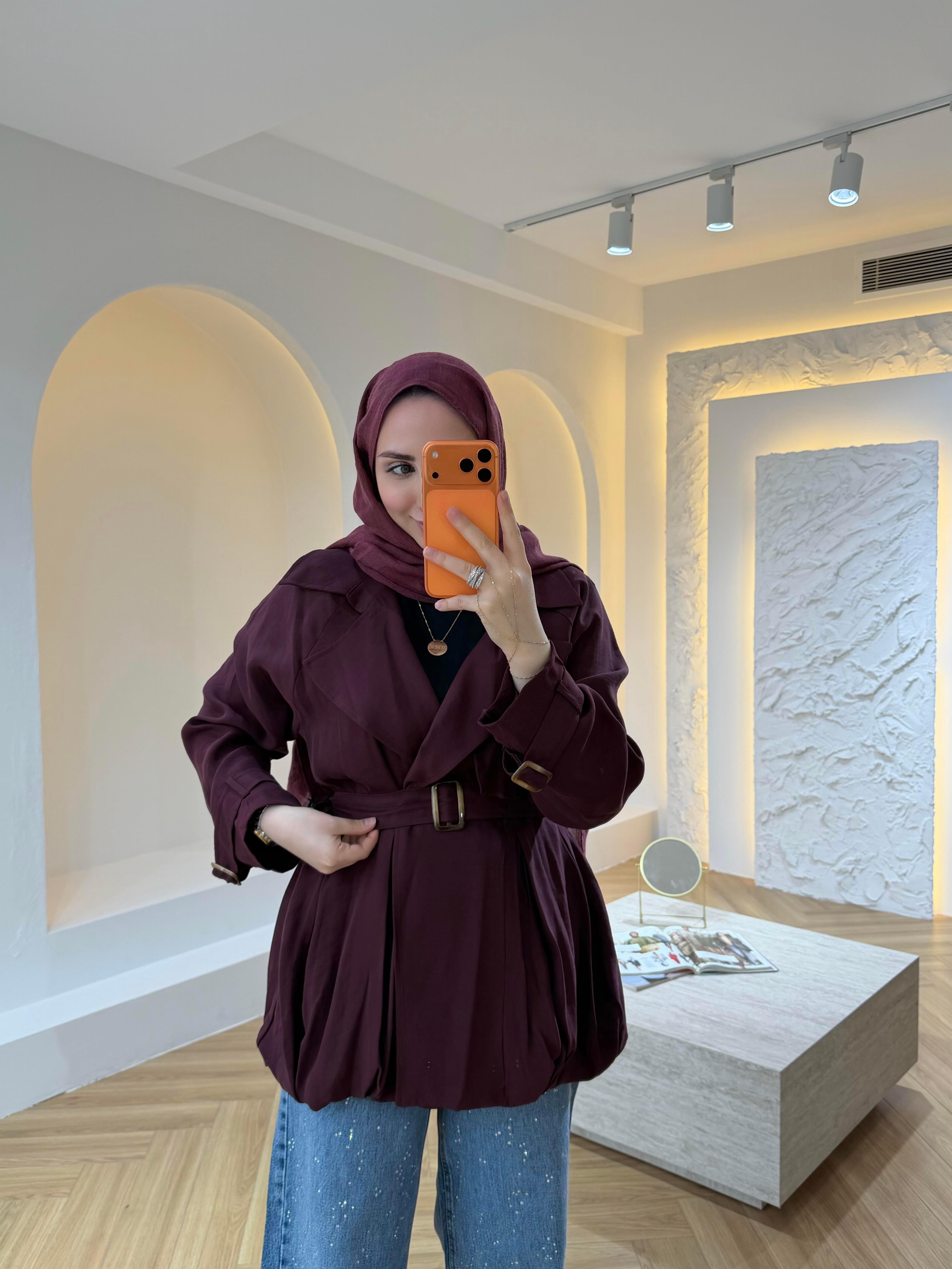 ROYAL MEVSİMLİK CEKET BORDO 