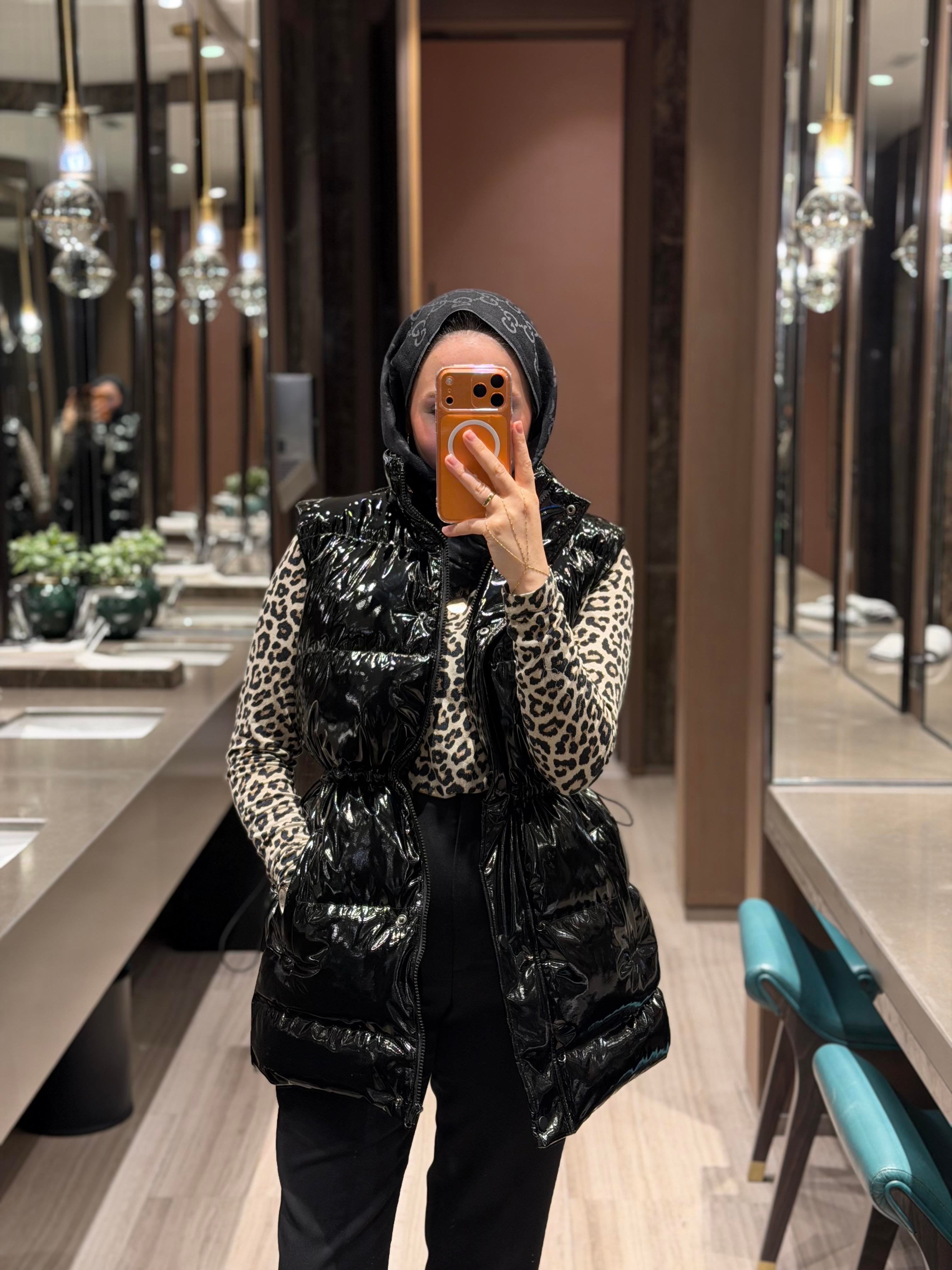 RUGAN ŞİŞME YELEK SİYAH