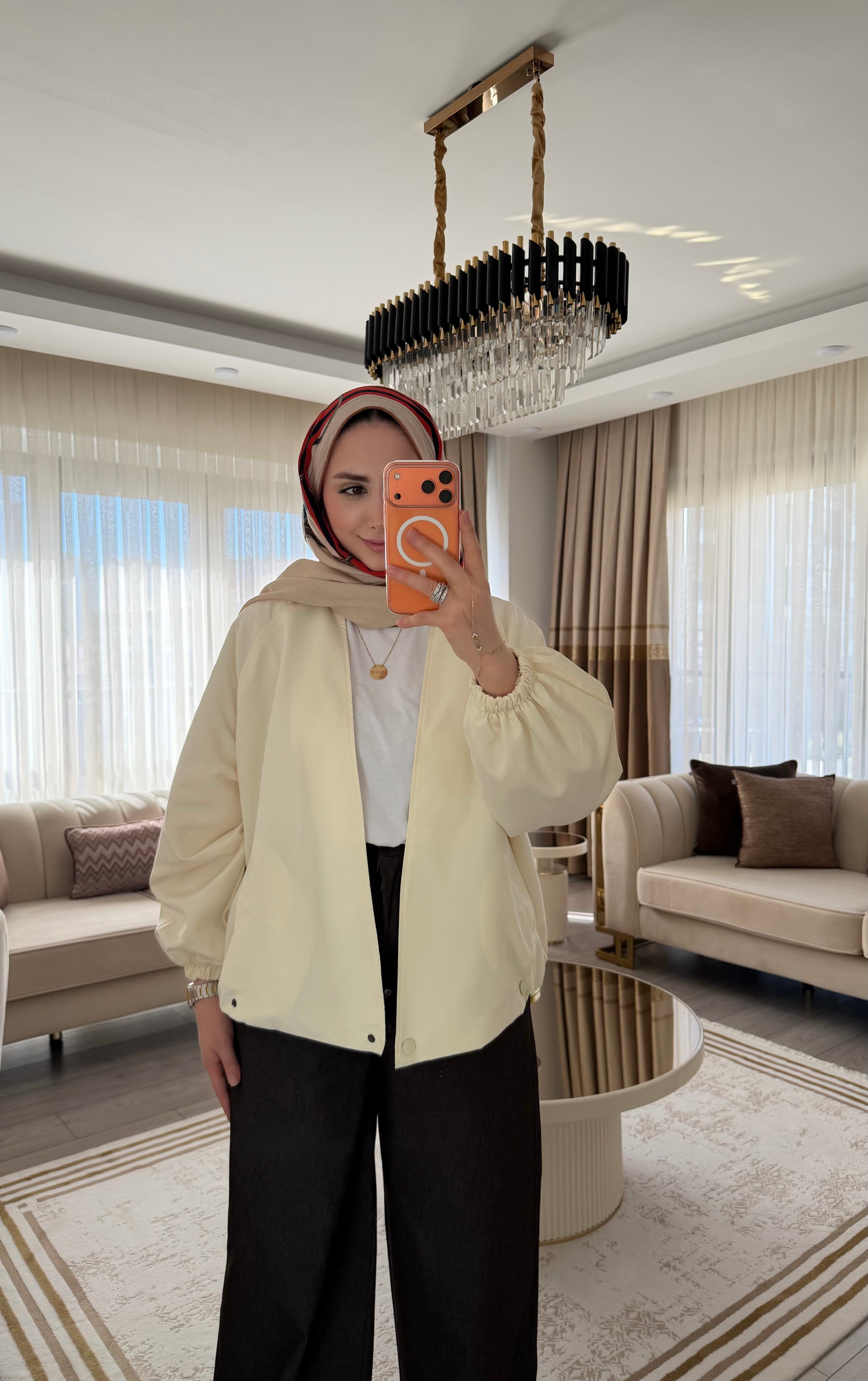 RUYA ANVELOP CEKET KIRIK  BEYAZ