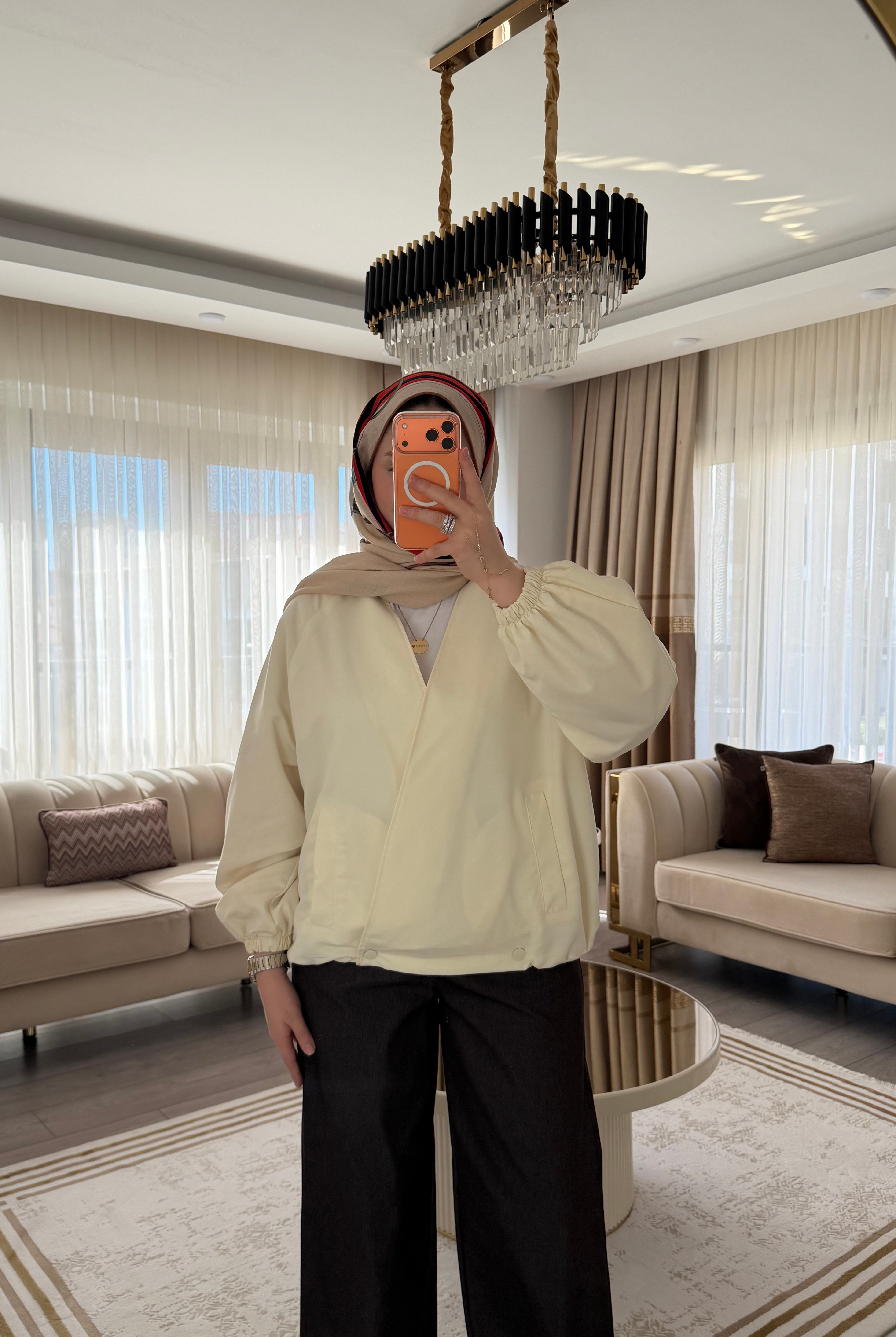 RUYA ANVELOP CEKET KIRIK  BEYAZ