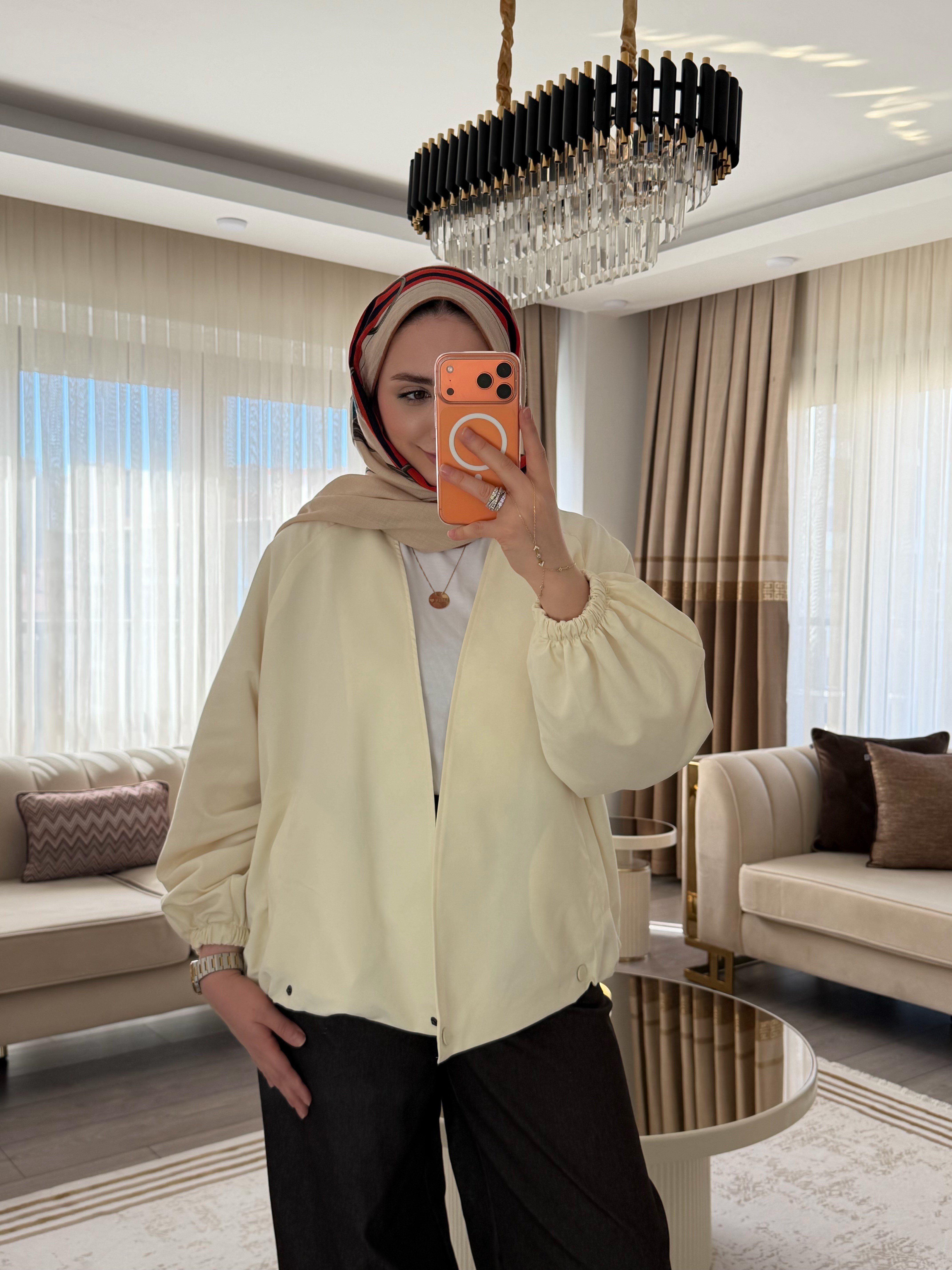 RUYA ANVELOP CEKET KIRIK  BEYAZ