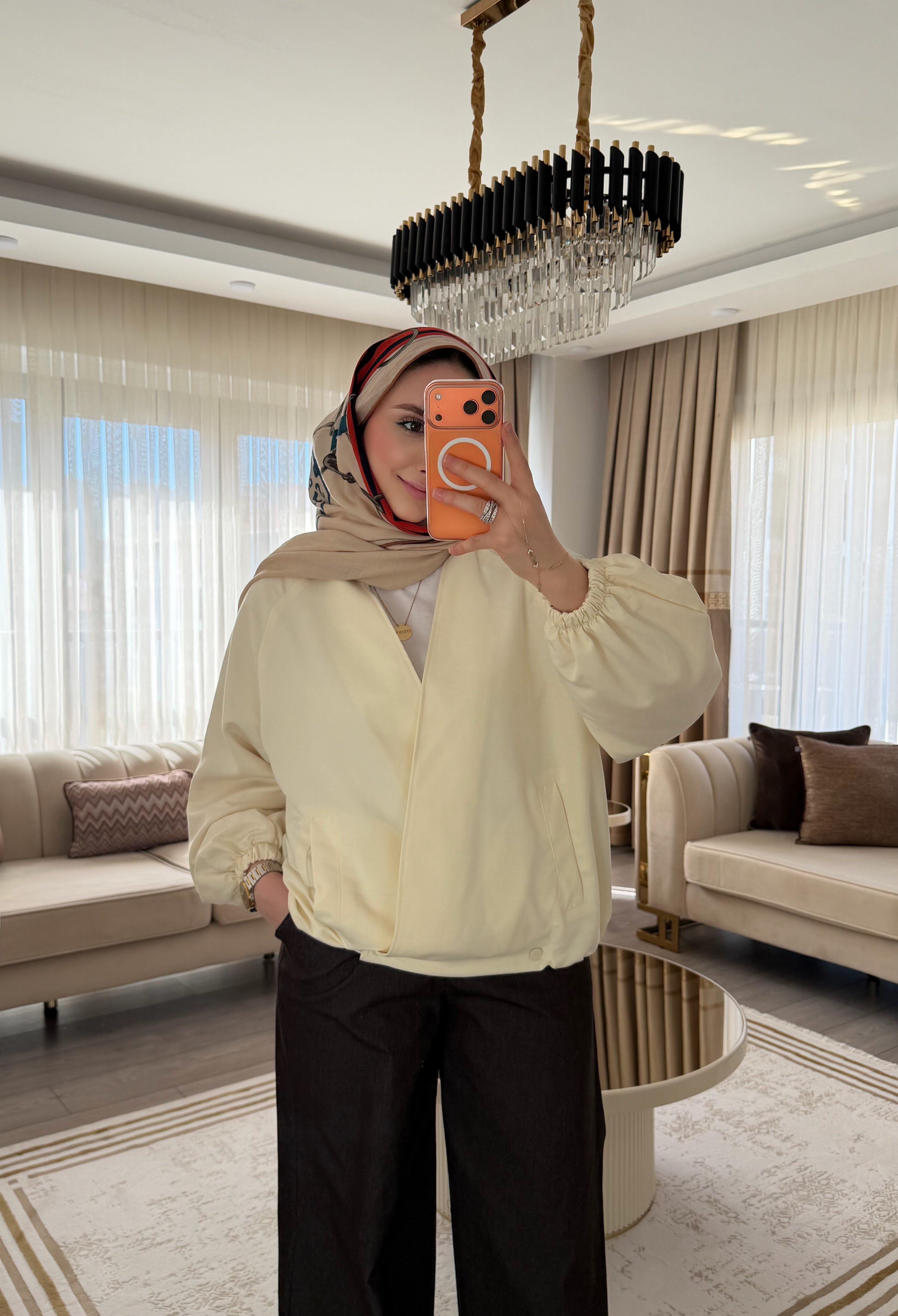 RUYA ANVELOP CEKET KIRIK  BEYAZ