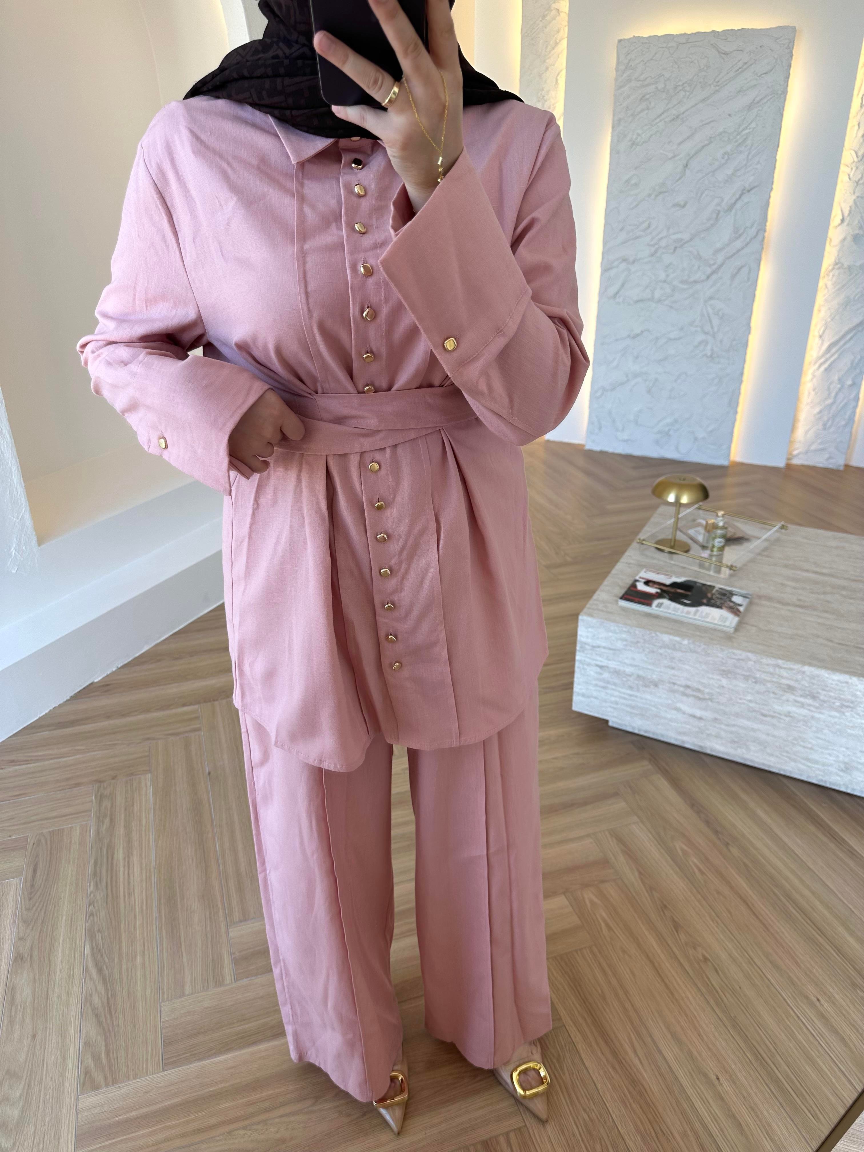 SİSY TAKIM PUDRA PEMBE