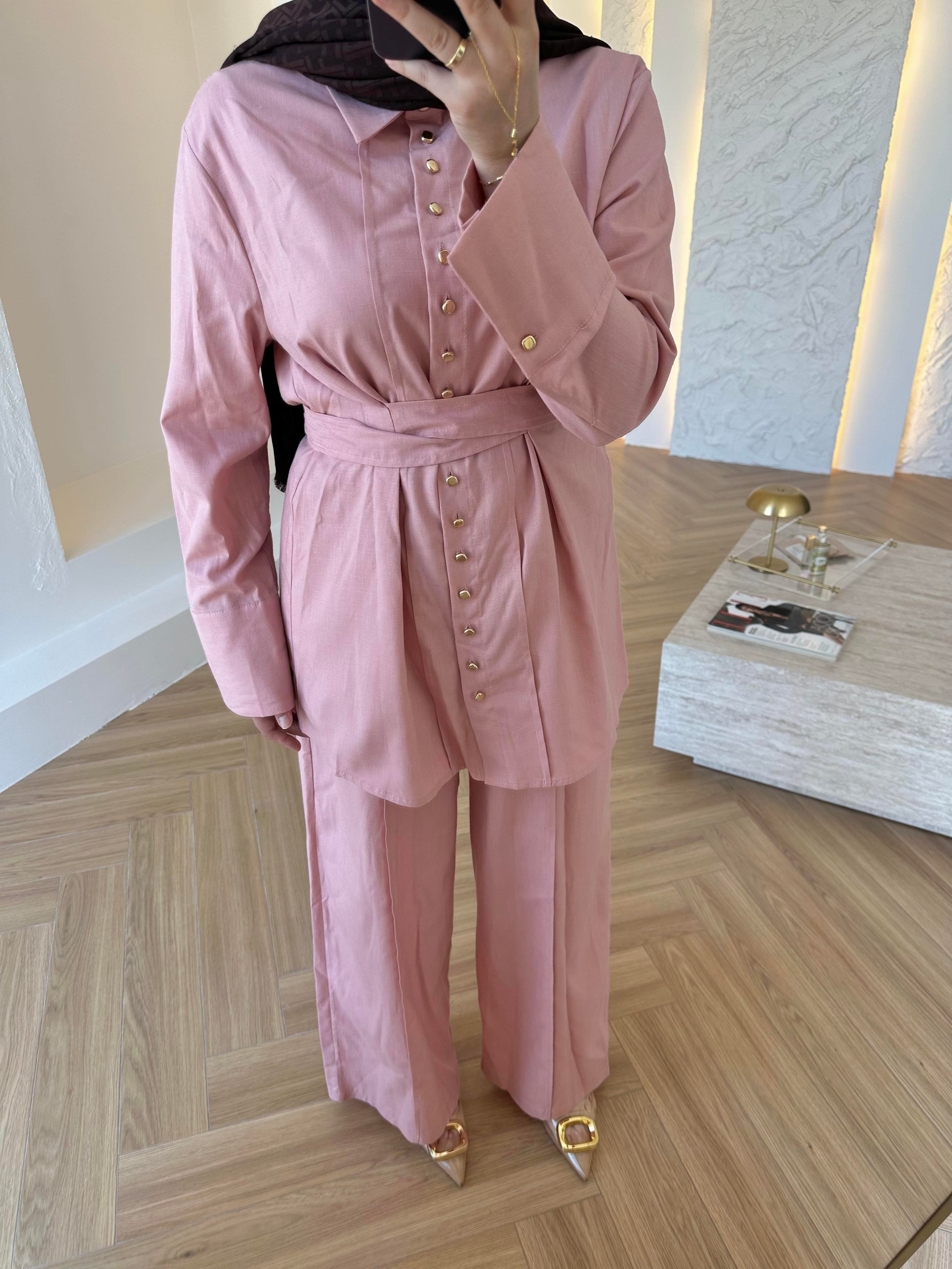 SİSY TAKIM PUDRA PEMBE