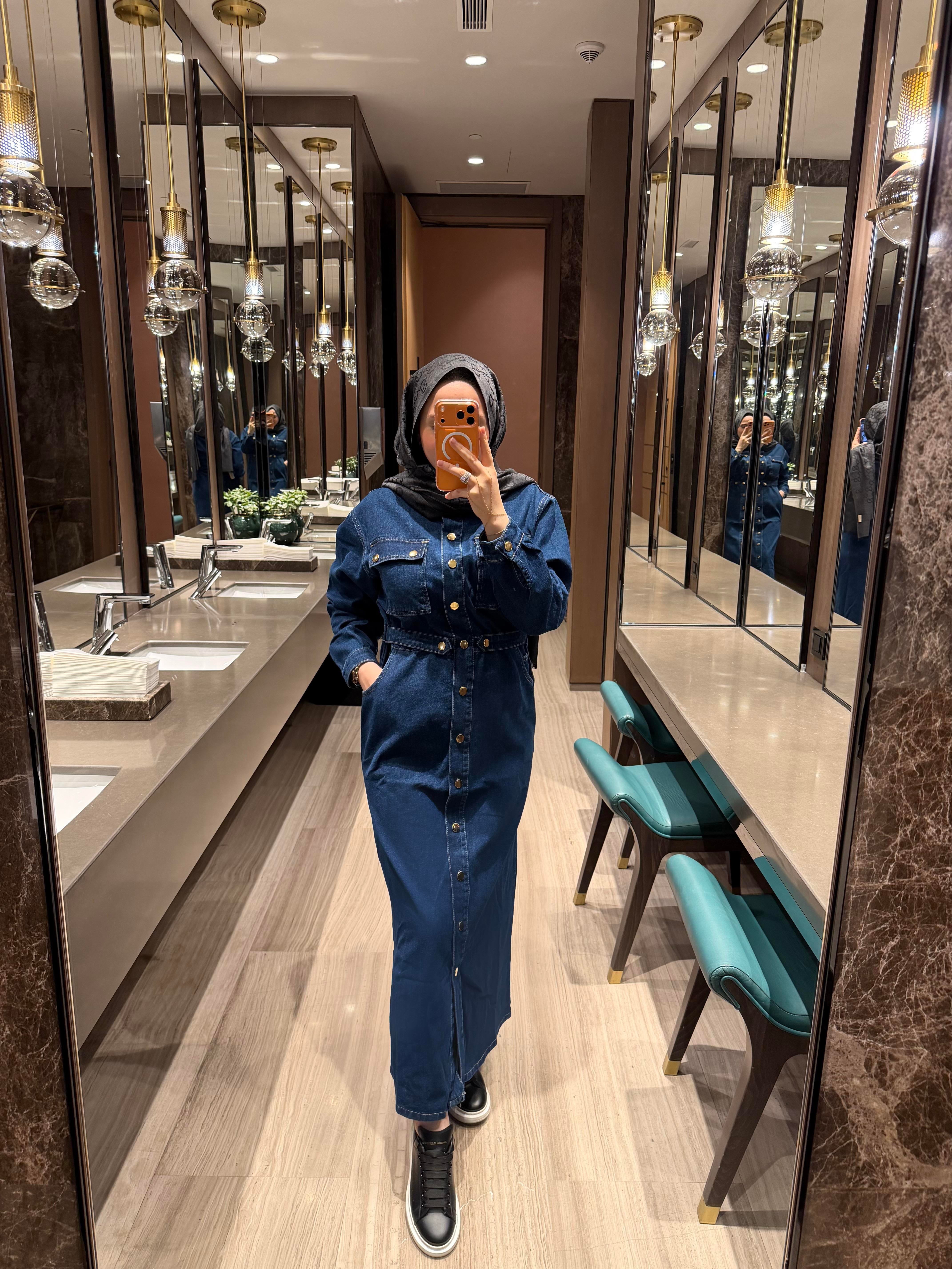 VALOR DENIM ELBİSE 