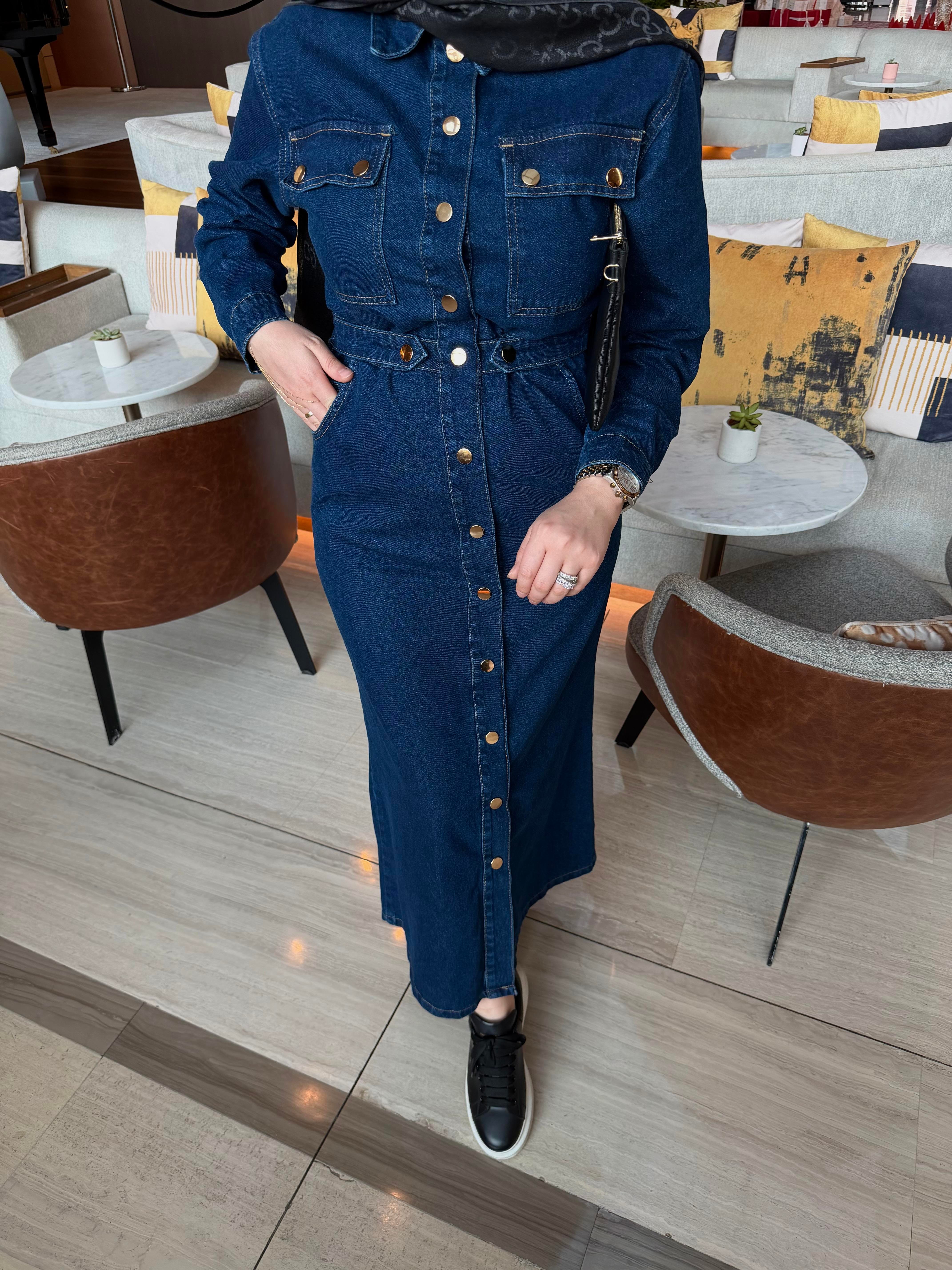 VALOR DENIM ELBİSE 