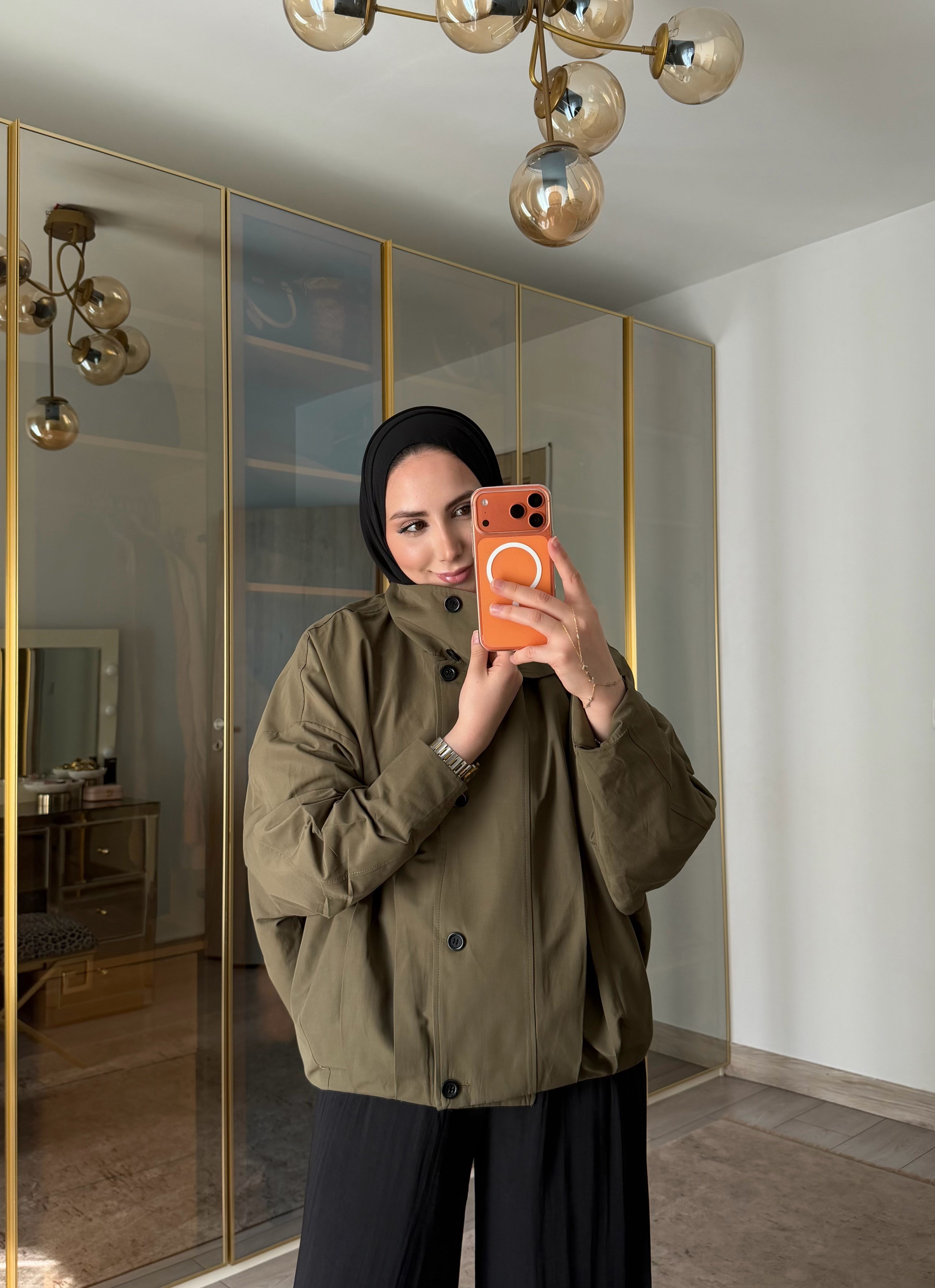 ZR MODEL BOMBER TRENÇ CEKET HAKİ