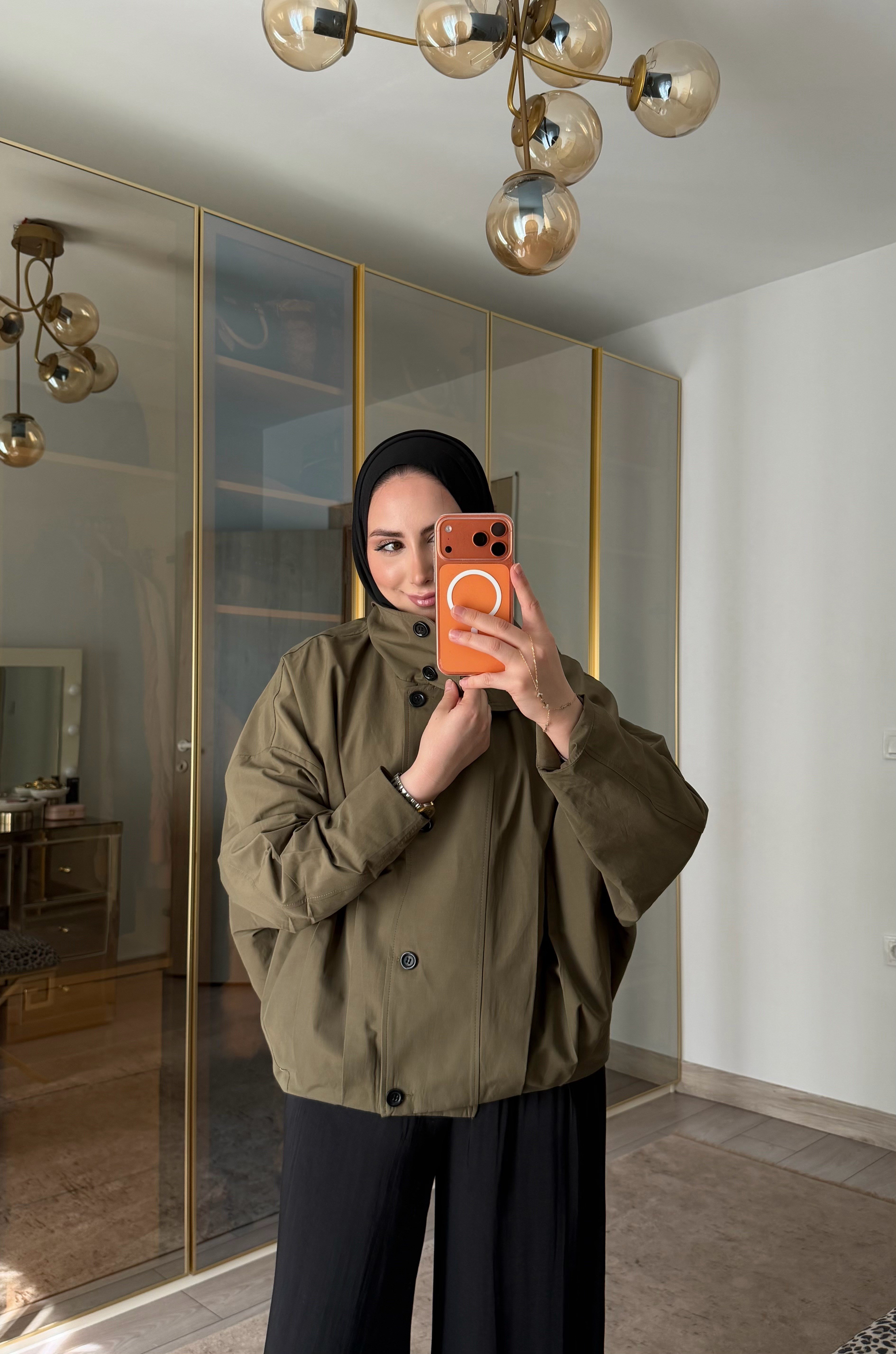 ZR MODEL BOMBER TRENÇ CEKET HAKİ