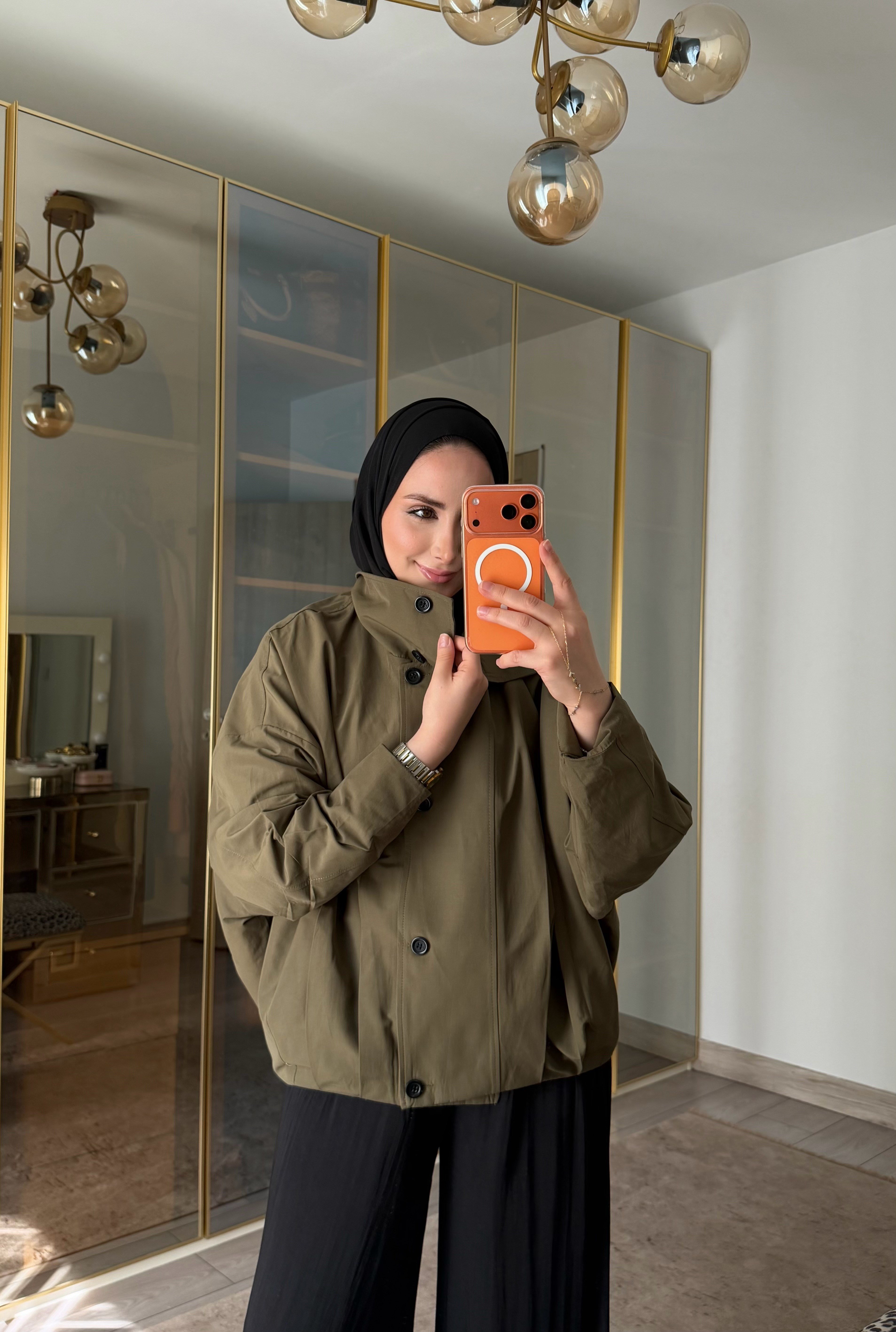 ZR MODEL BOMBER TRENÇ CEKET HAKİ