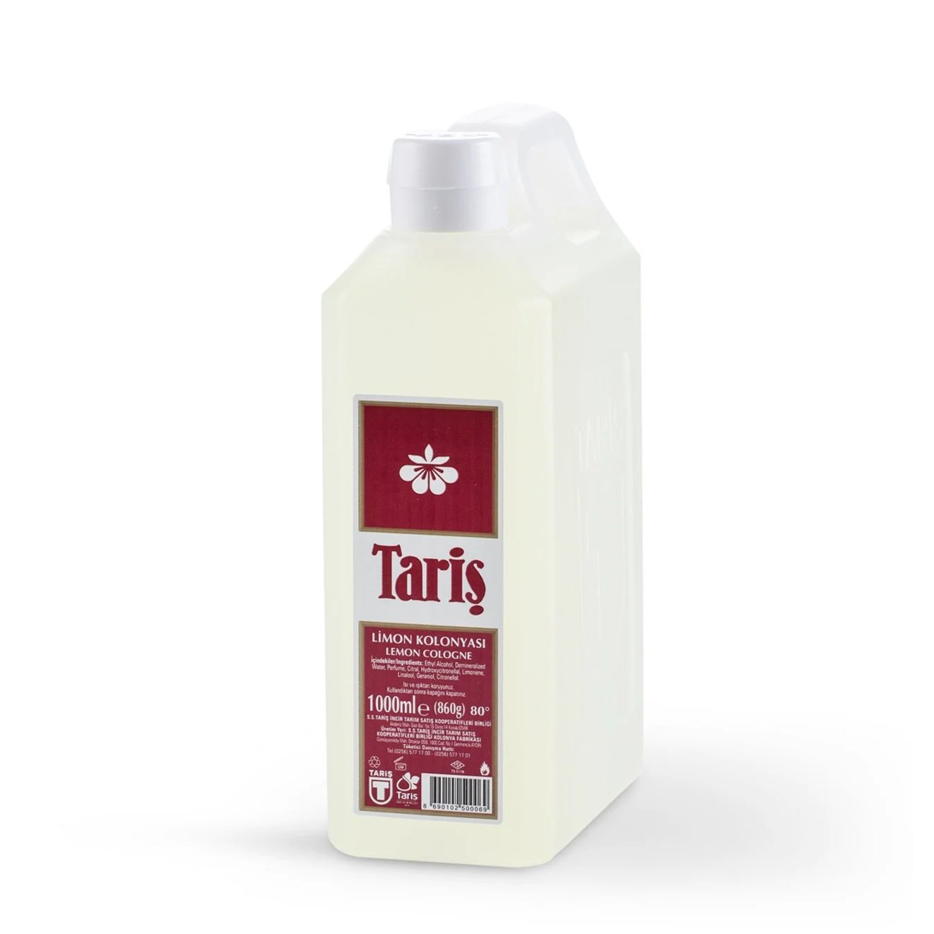 1 LT. PLST BİDON LİMON TARİŞ KOLONYASI