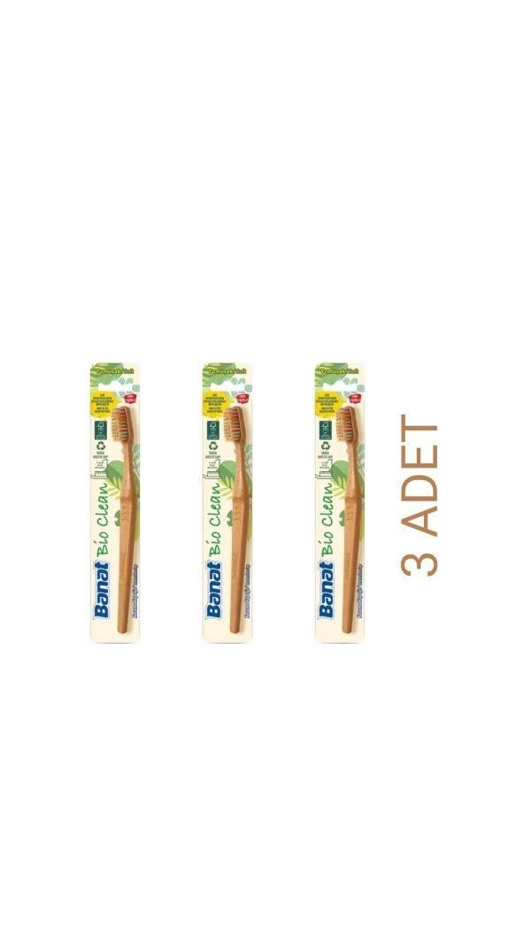 Banat Diş Fırçası Bio Clean (Yumuşak) 3'Lü Set
