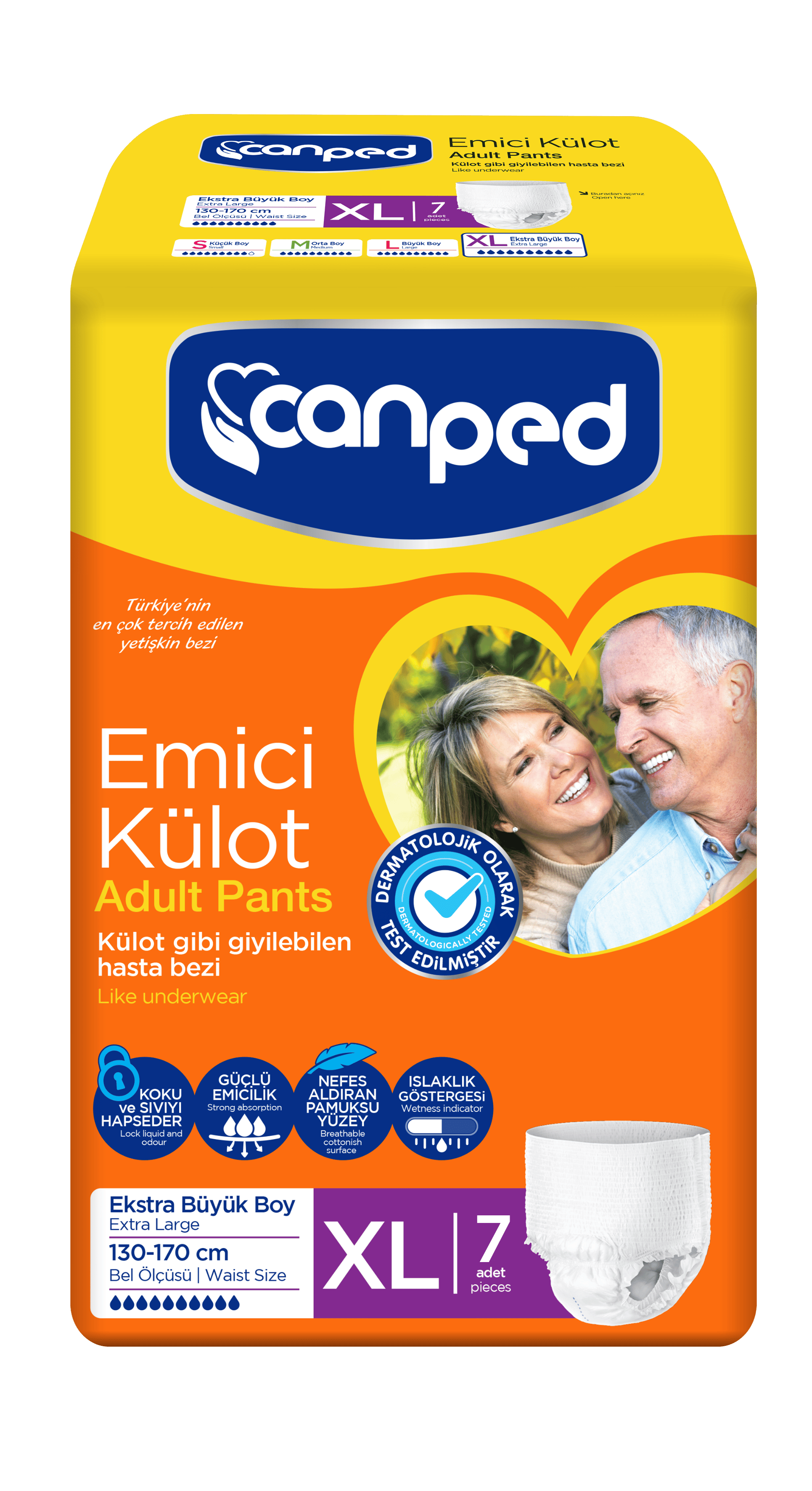 CANPED EMİCİ KİLOT EKSTRA L 7'Lİ