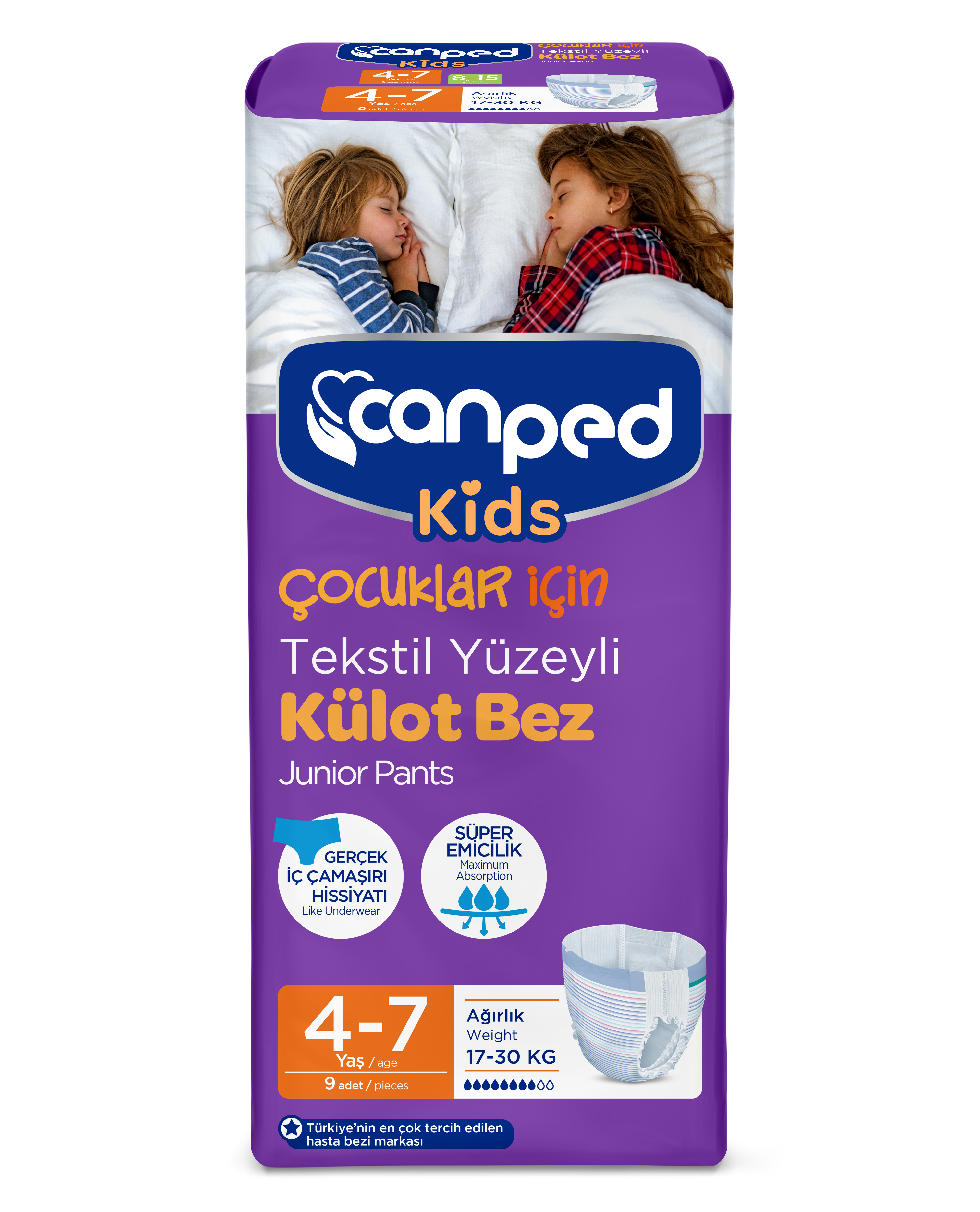 CANPED KİLOT BEZ ÇOCUK 4-7 YAŞ