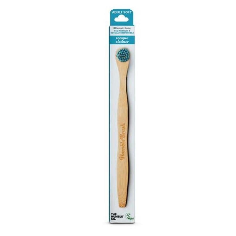 Humble Brush Tongue Cleaner Bambu Mavi Dil Temizleyici