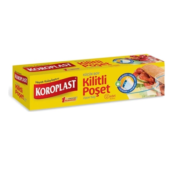 Koroplast Kilitli Poşet Küçük 19X25