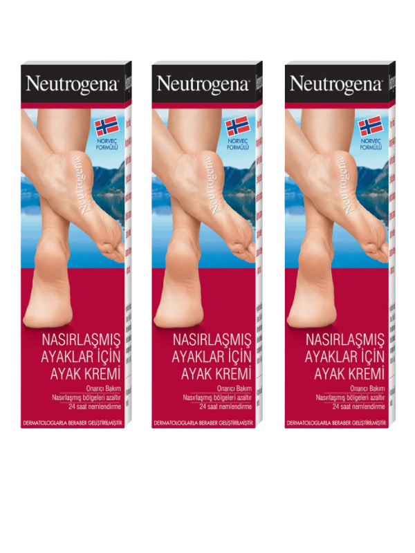 Neutrogena Nasırlaşmış Ayaklar Bakım Kremi 50 Ml 3 Adet