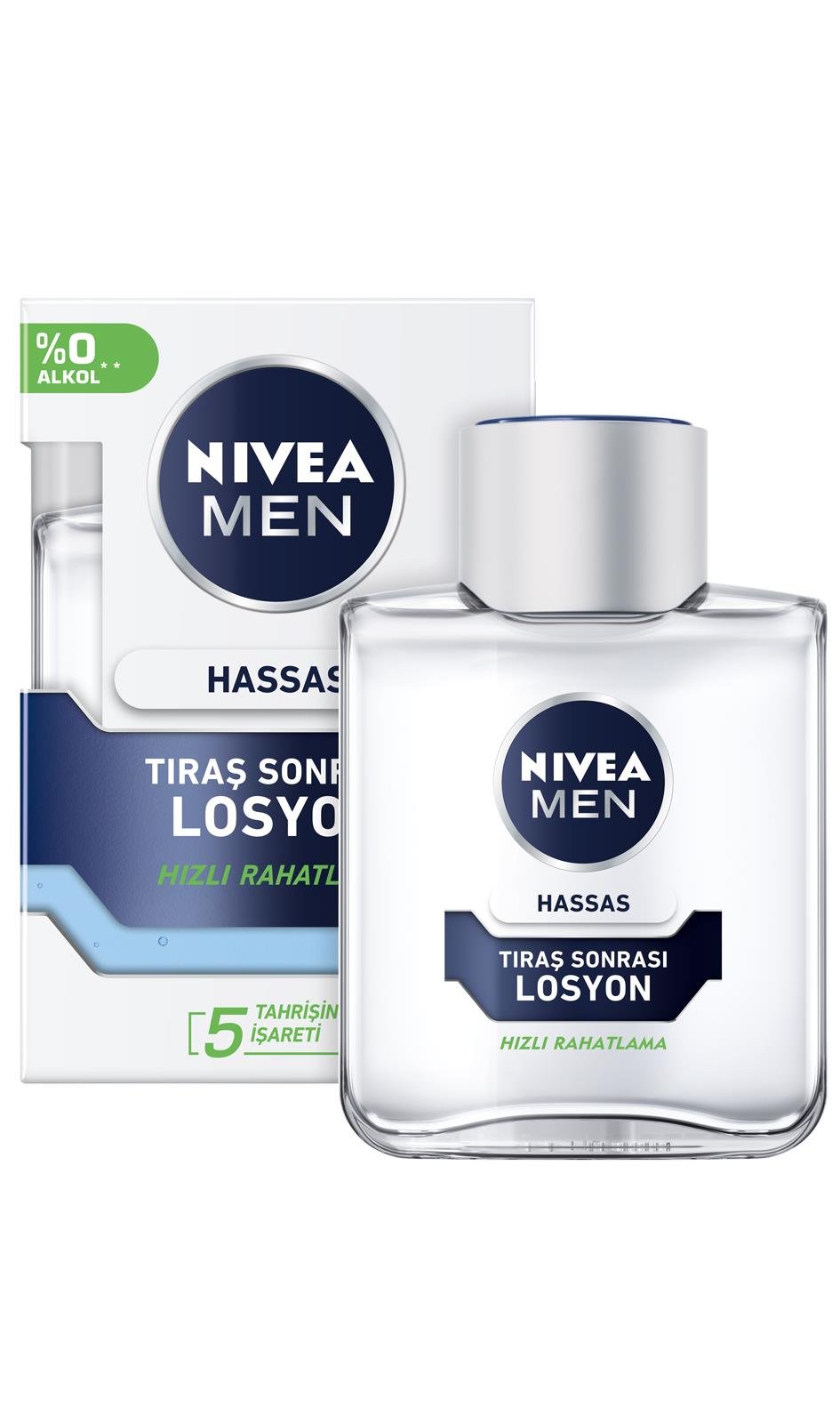 NIVEA MEN Care -Nivea Tıraş Serisi - Erkek Bakım -Hassas Tıraş Sonrası Rahatlatıcı ve Konforlu Deneyim Tıraş Losyonu  - 100ML