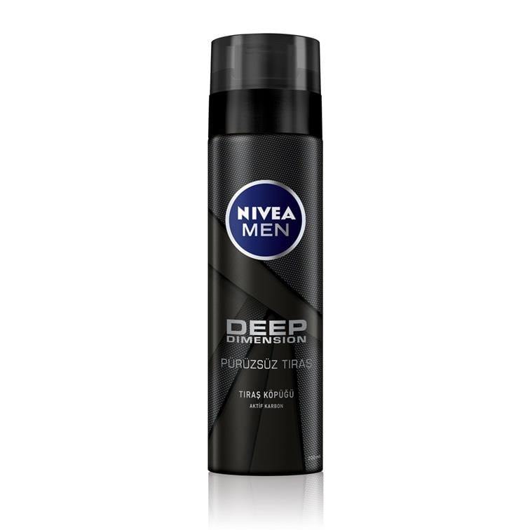 NIVEA MEN Care - Tıraş Serisi - Deep Dimension Tıraş Köpüğü - 200 ML