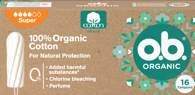 OB TAMPON ORGANİC SUPER 16'LI