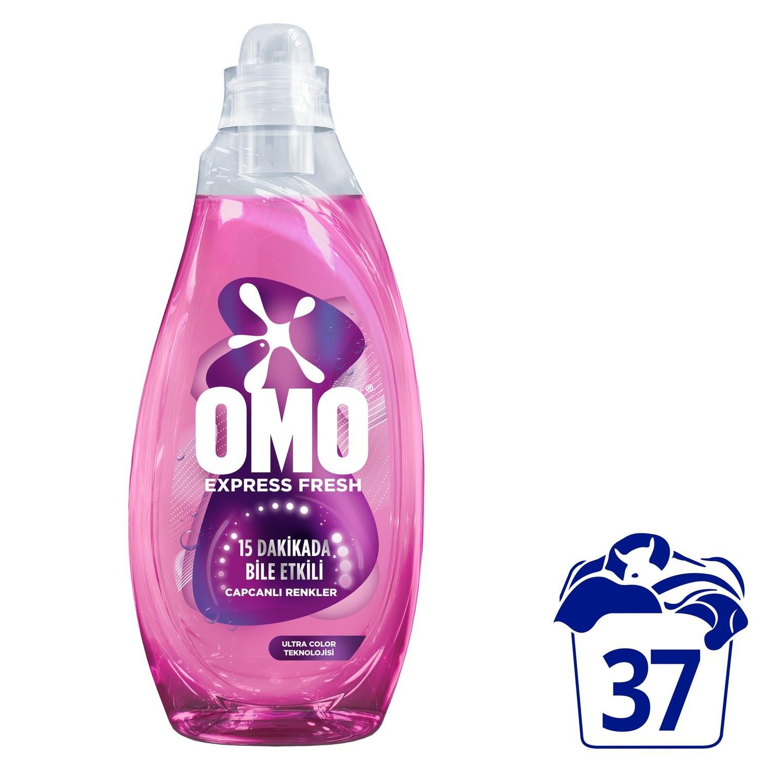 OMO EXPRESS FRESH RENK&SİYAH ÇAMAŞIR DETERJANI 1480 ML