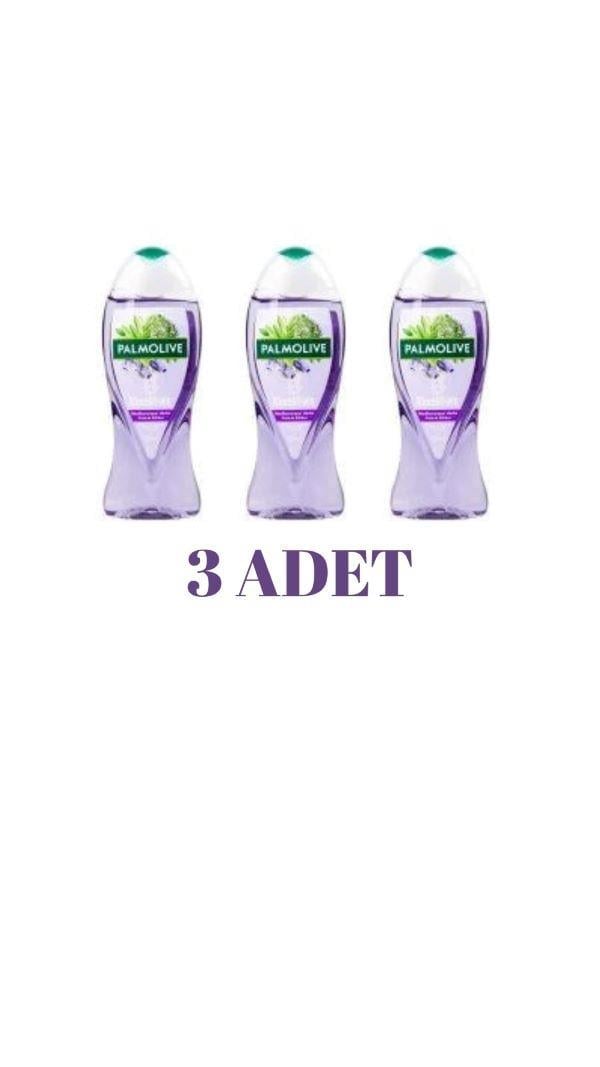 Palmolive Essentials Akdeniz Bitkileri Duş Jeli 500x3 3'Lü