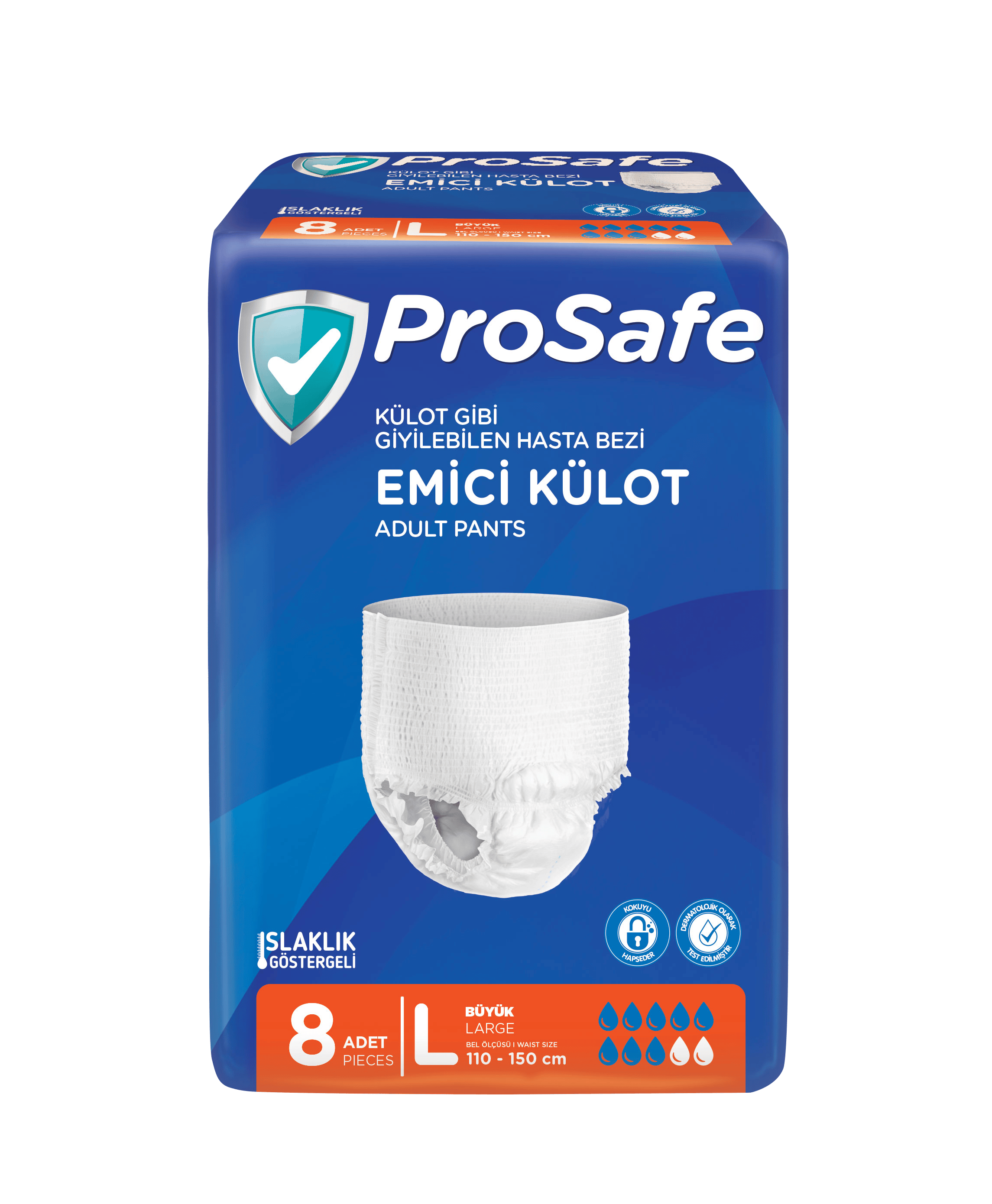 PROSAFE EMİCİ KÜLOT BÜYÜK BOY 8Lİ