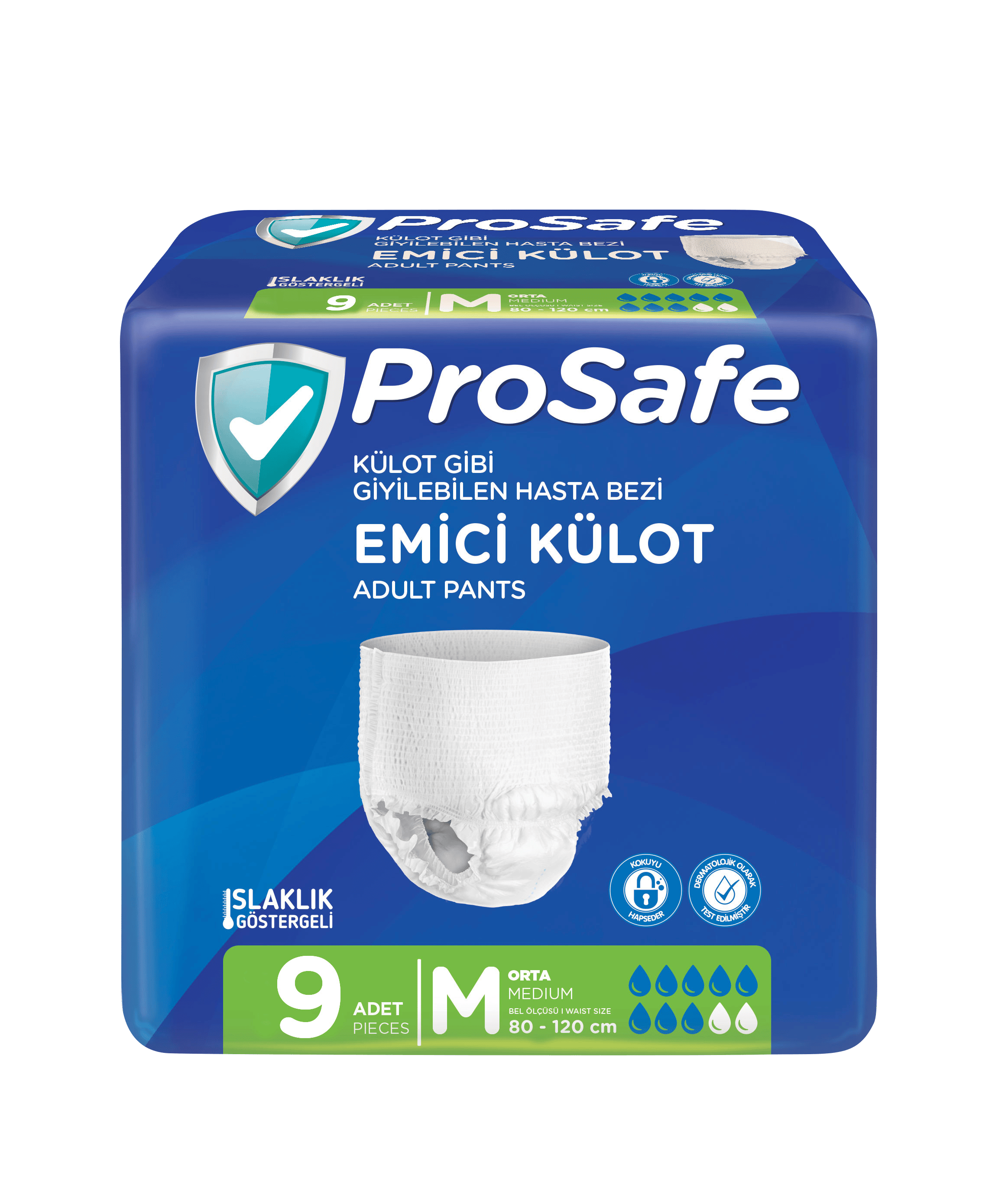 PROSAFE EMİCİ KÜLOT ORTABOY  9'LU 