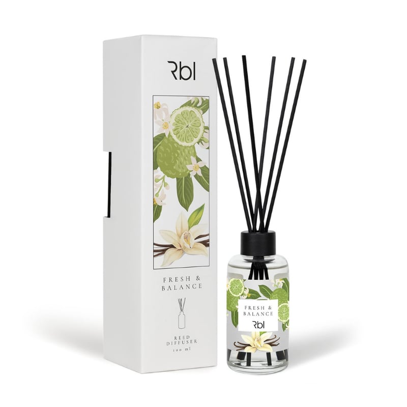 Rebul Fresh&Balance Beyaz Seri Çubuklu Oda Kokusu 100Ml