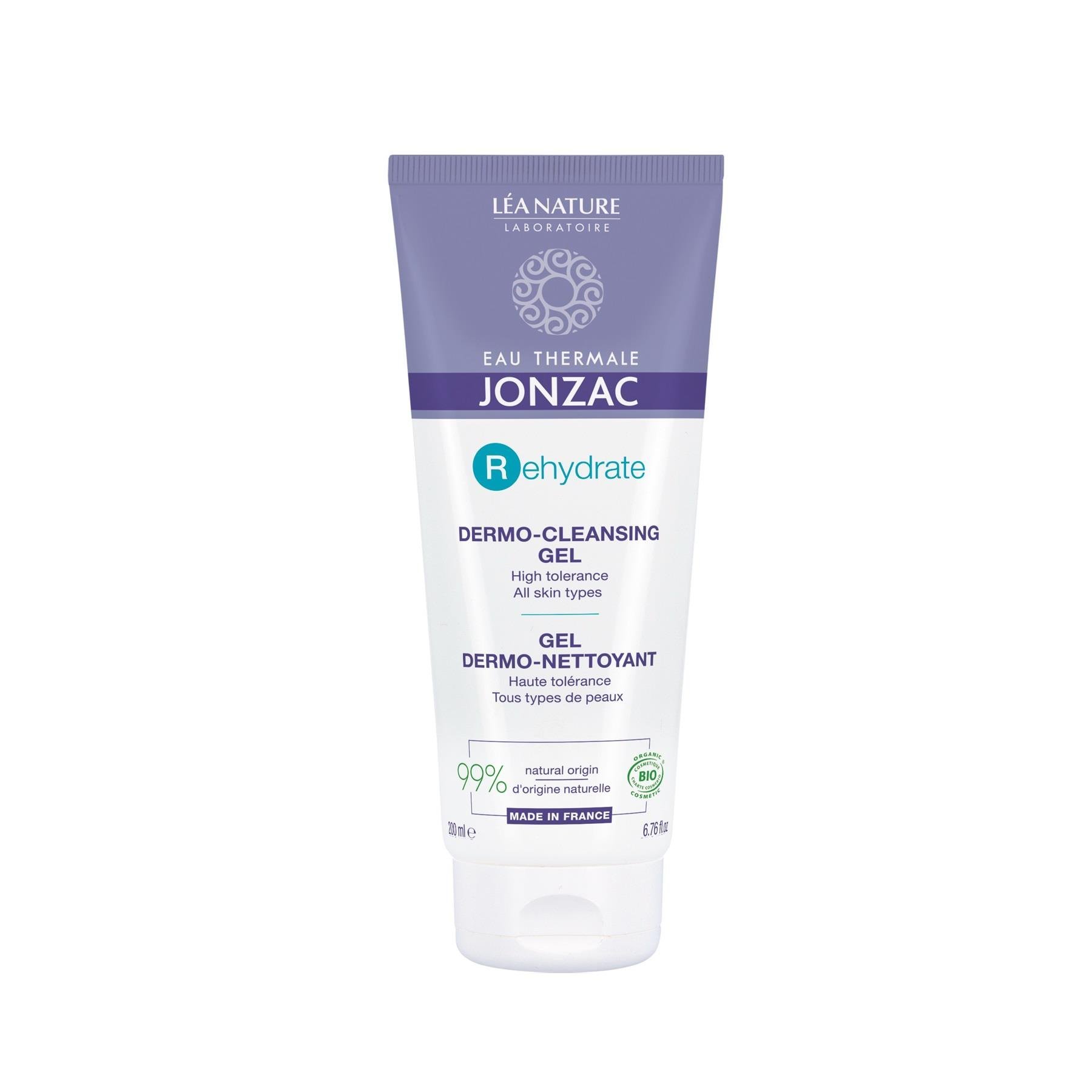 Rehydrate Kuru ve Hassas Ciltler için Organik Yüz Temizleme Jeli 200ml