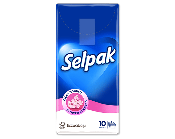Selpak Çiçek Kokulu Mendil Tekli