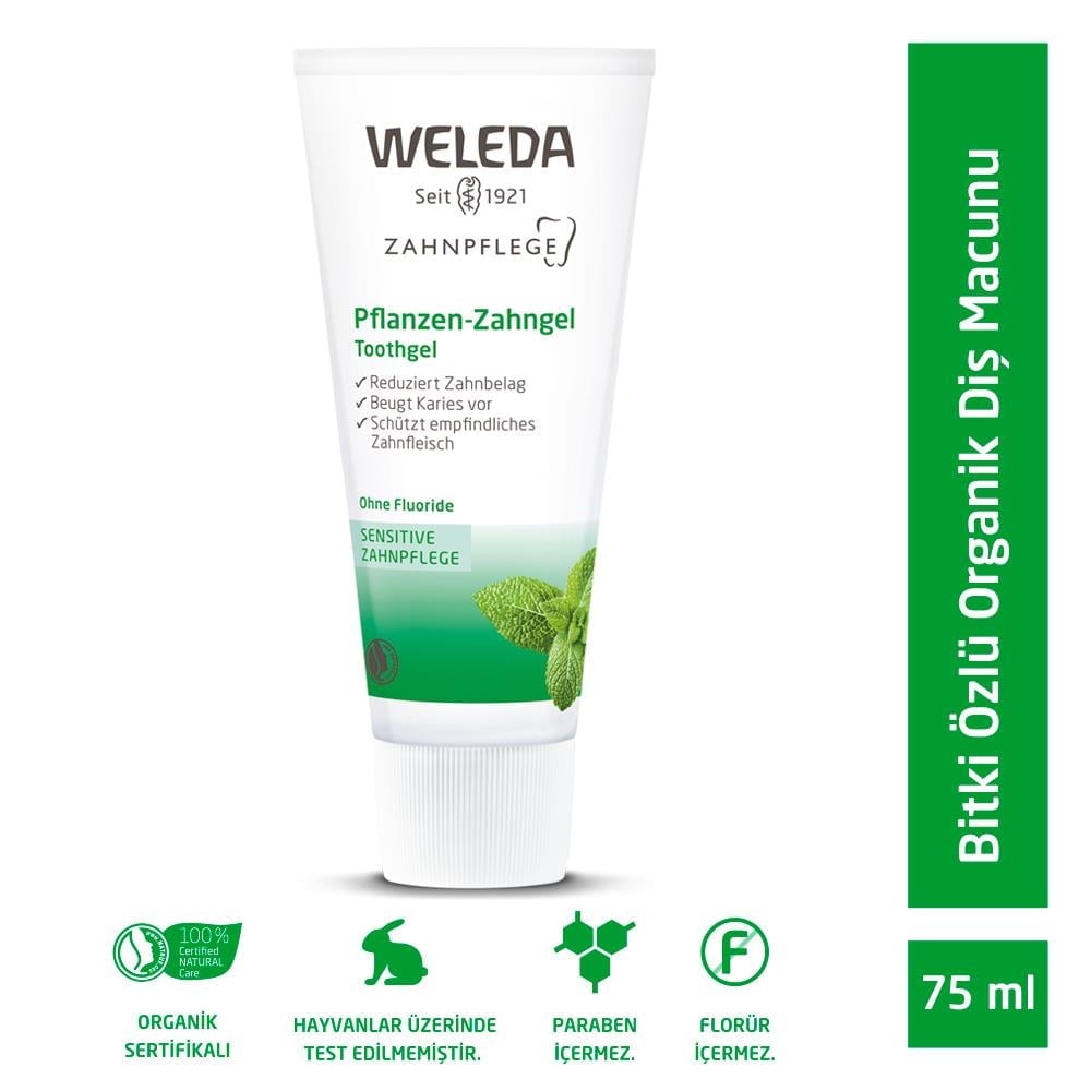 Weleda Doğal Bitki Özleri İçeren Organik Diş Macunu - 75ml ; Diş Temizliği ve Diş Eti Bakımıda Doğal Çözüm