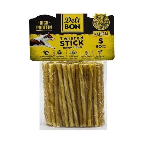  Delibon Naturel Burgu Çubuk İnce S Boy 80'li