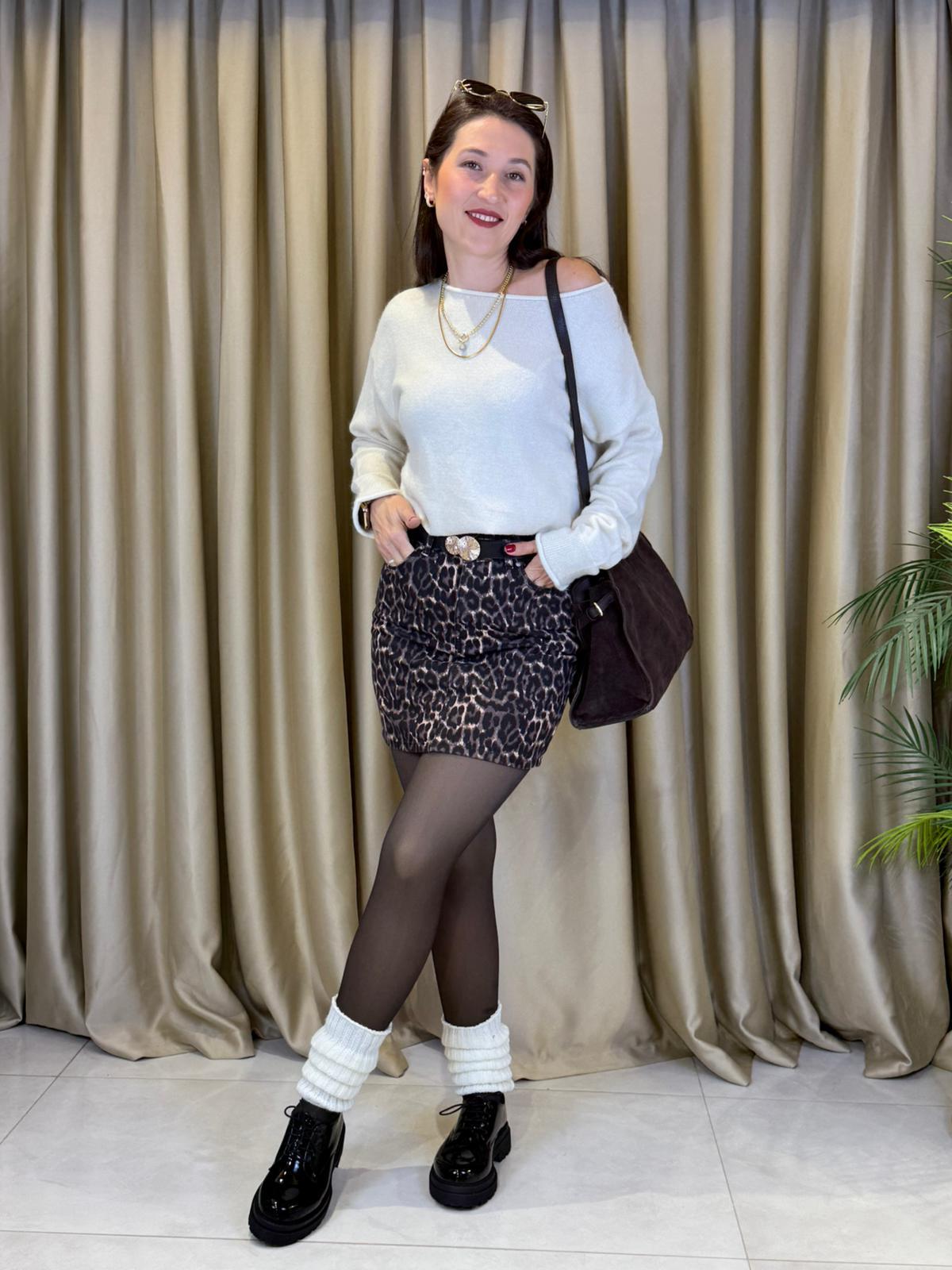 LEOPAR MİNİ ETEK