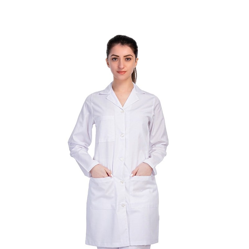 Formteks Doktor Öğretmen Eczacı Önlüğü Kadın  Düğmeli