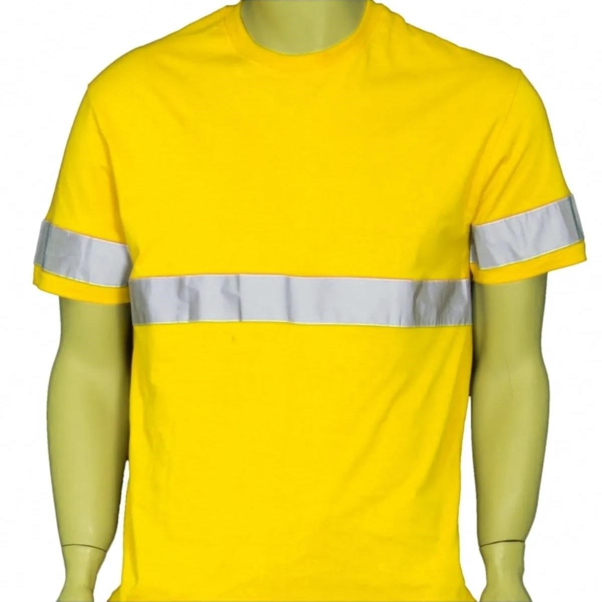 Formteks Reflektörlü T shirt Sarı