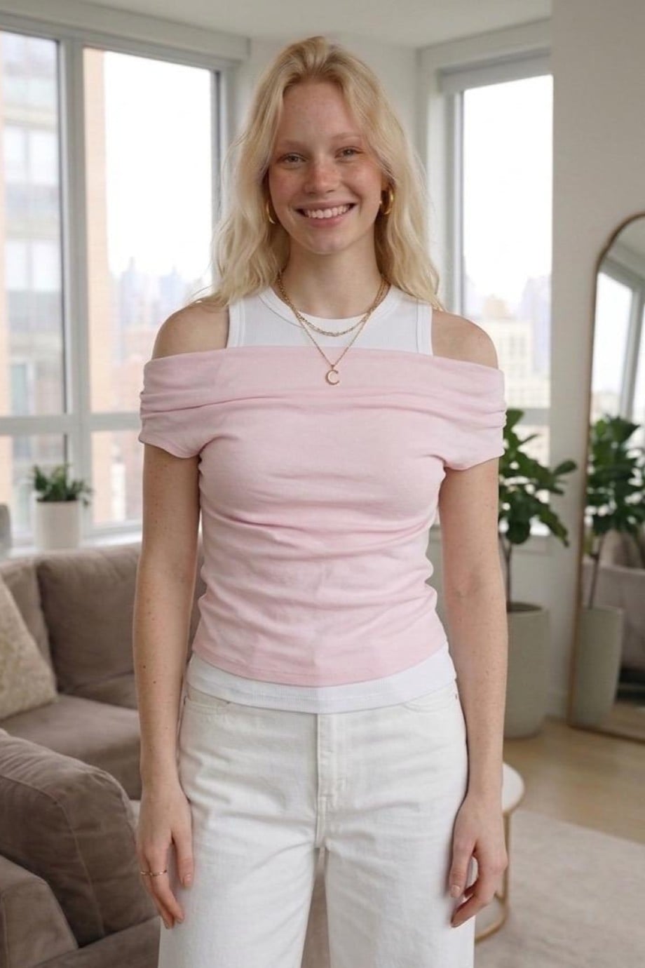 SLIM FIT ÇİFT KATMANLI RİBANA TİŞÖRT
