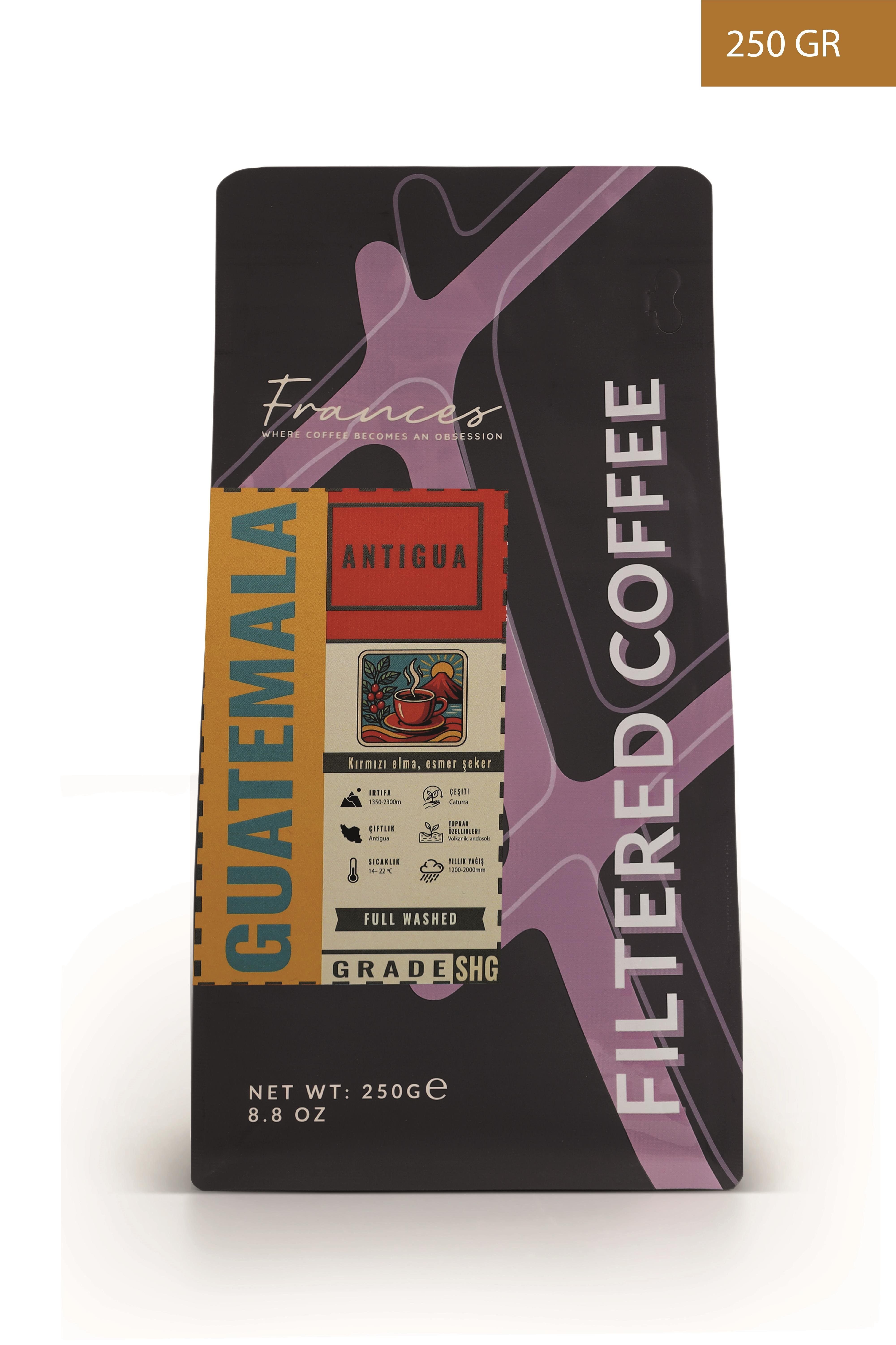 %100 Arabica Guatemala | Çekirdek Filtre Kahve | 250g