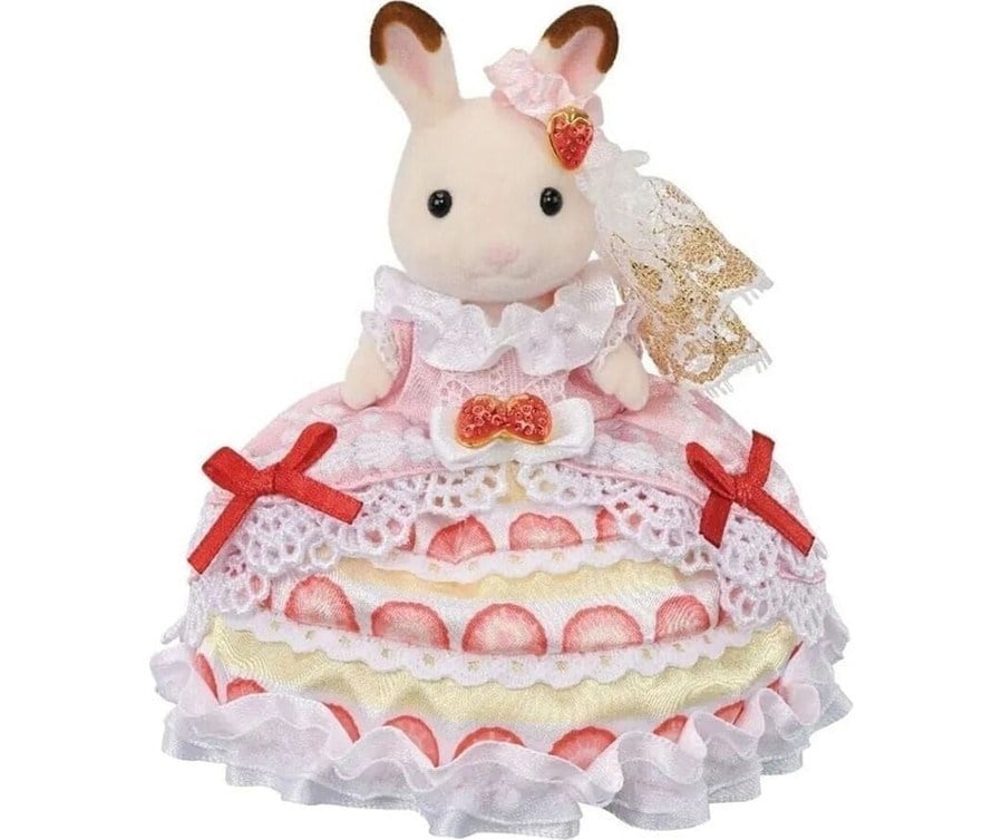 5847 Sylvanian Families Freyanın Doğum Günü Çilekli Pasta Elbisesi +3 Yaş