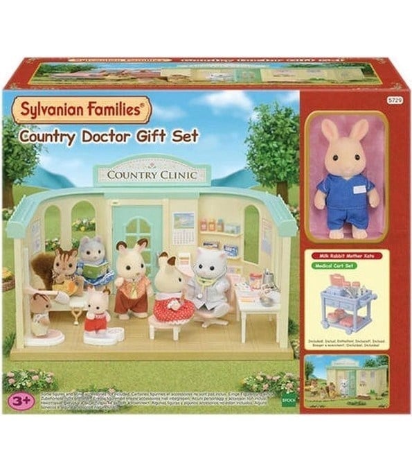 Adore Sylvanian Families Kasaba Doktoru Seti Country Clinic Eğlenceli Oyun Seti