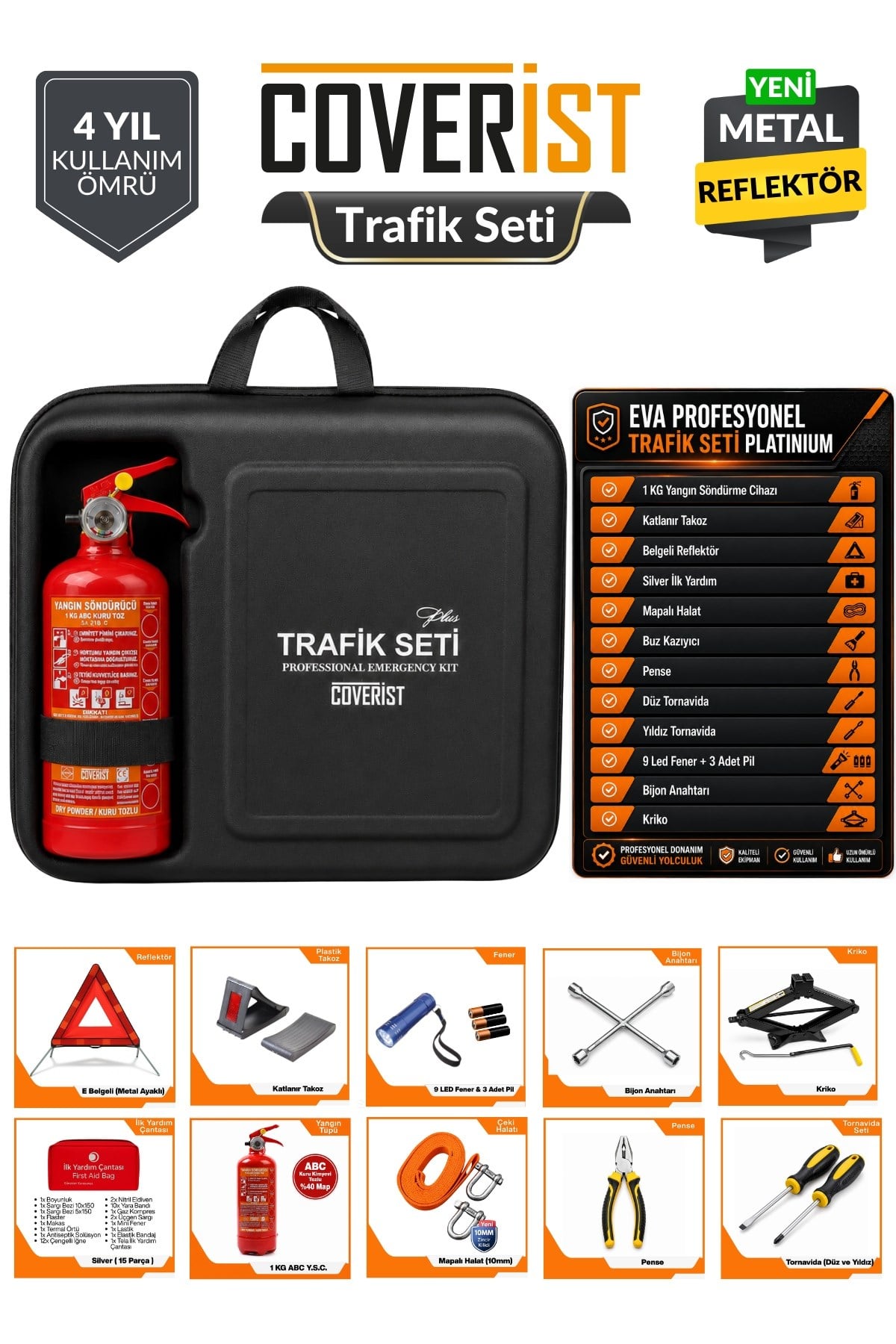 Eva Trafik Seti Kare Platinium Paket - Full Set