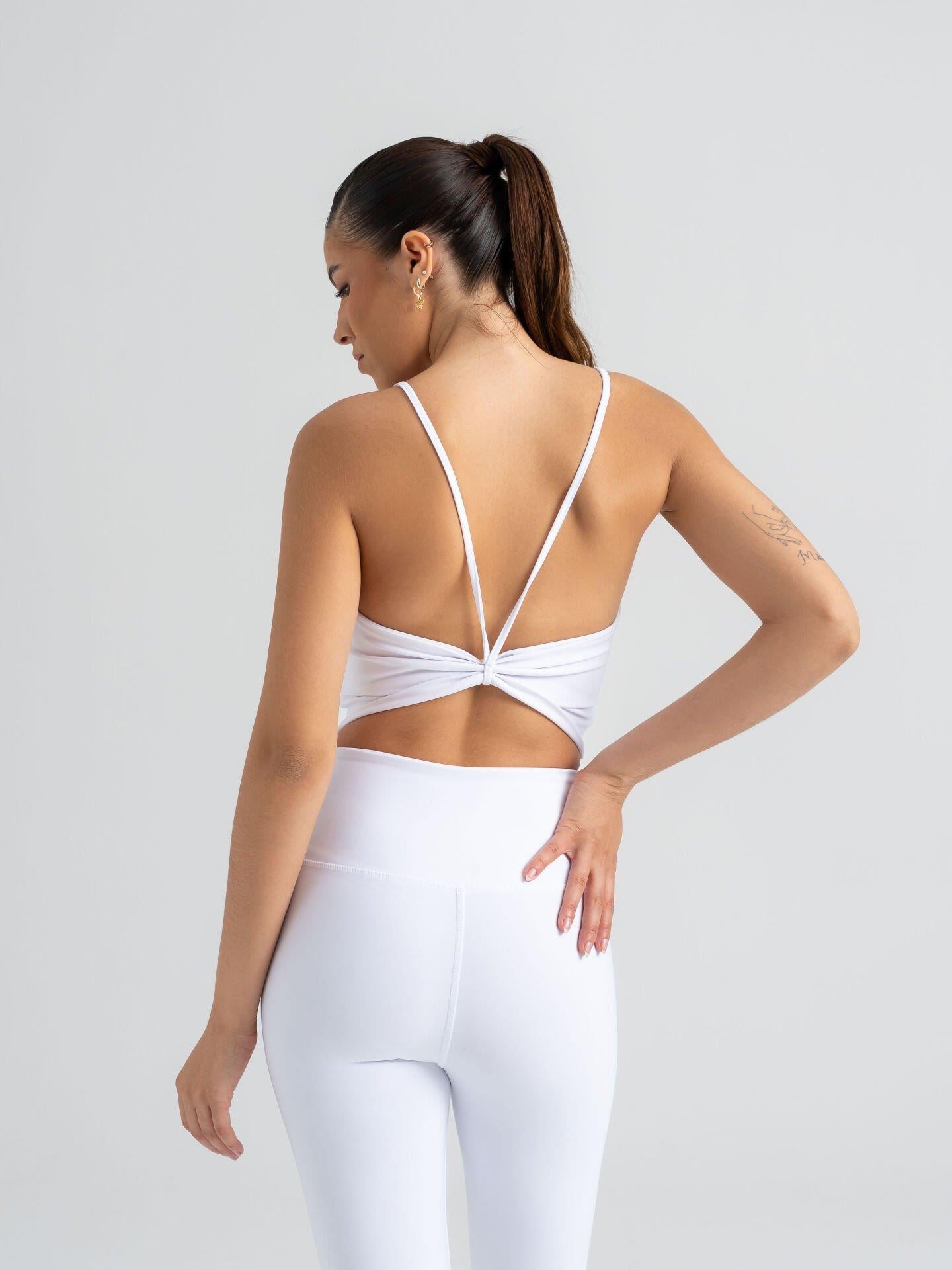 Knot Detaylı Beyaz Bustiyer 529