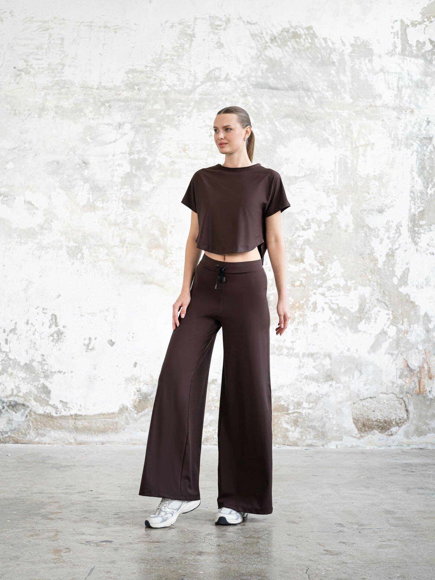 Yoga Tshirt Kahverengi 044