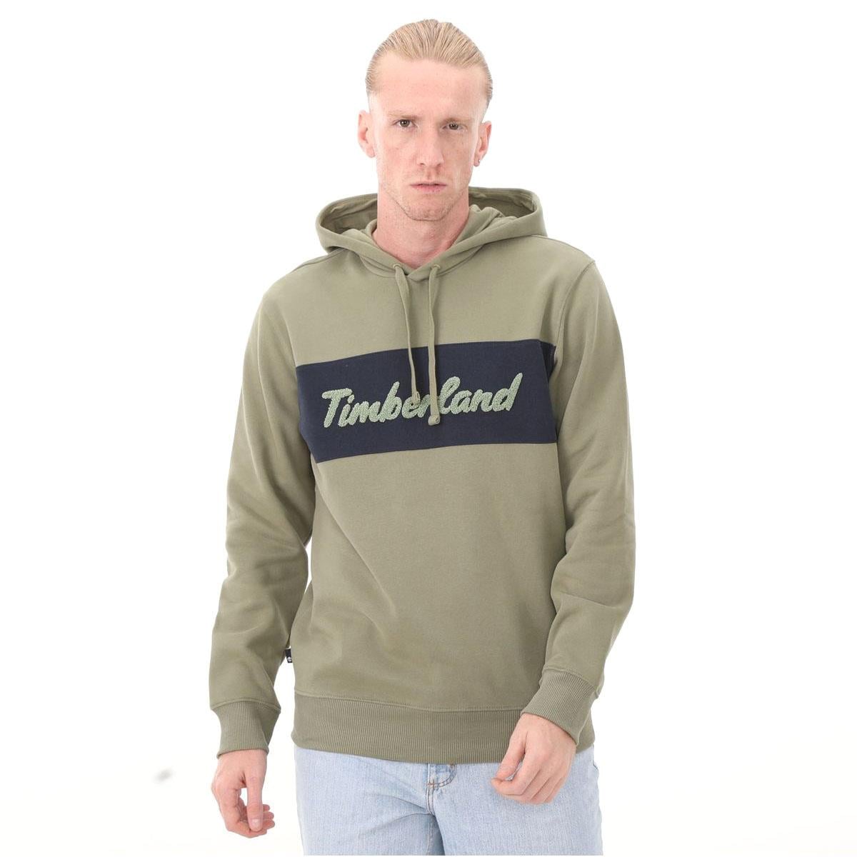 Timberland LS Cursive Hoodie Erkek Sweatshirt