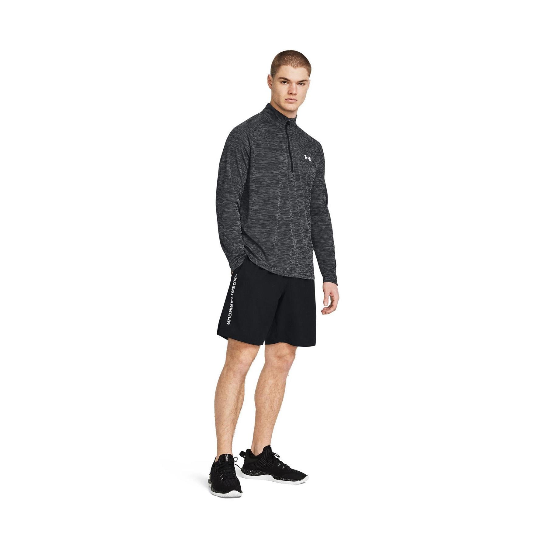 Under Armour Tech Woven Wordmark Erkek Siyah Antrenman Şort - 1383356