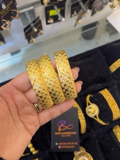 1.5 Cm yıldız model Bilezik 3 adet