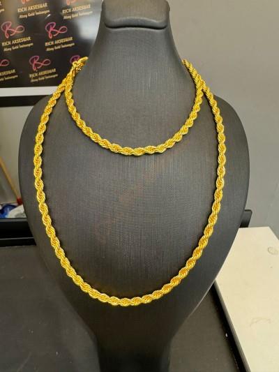 5MM HALAT ZINCIR 45 CM-60 CM-80 CM-1 MT-1.5 MT-2 MT