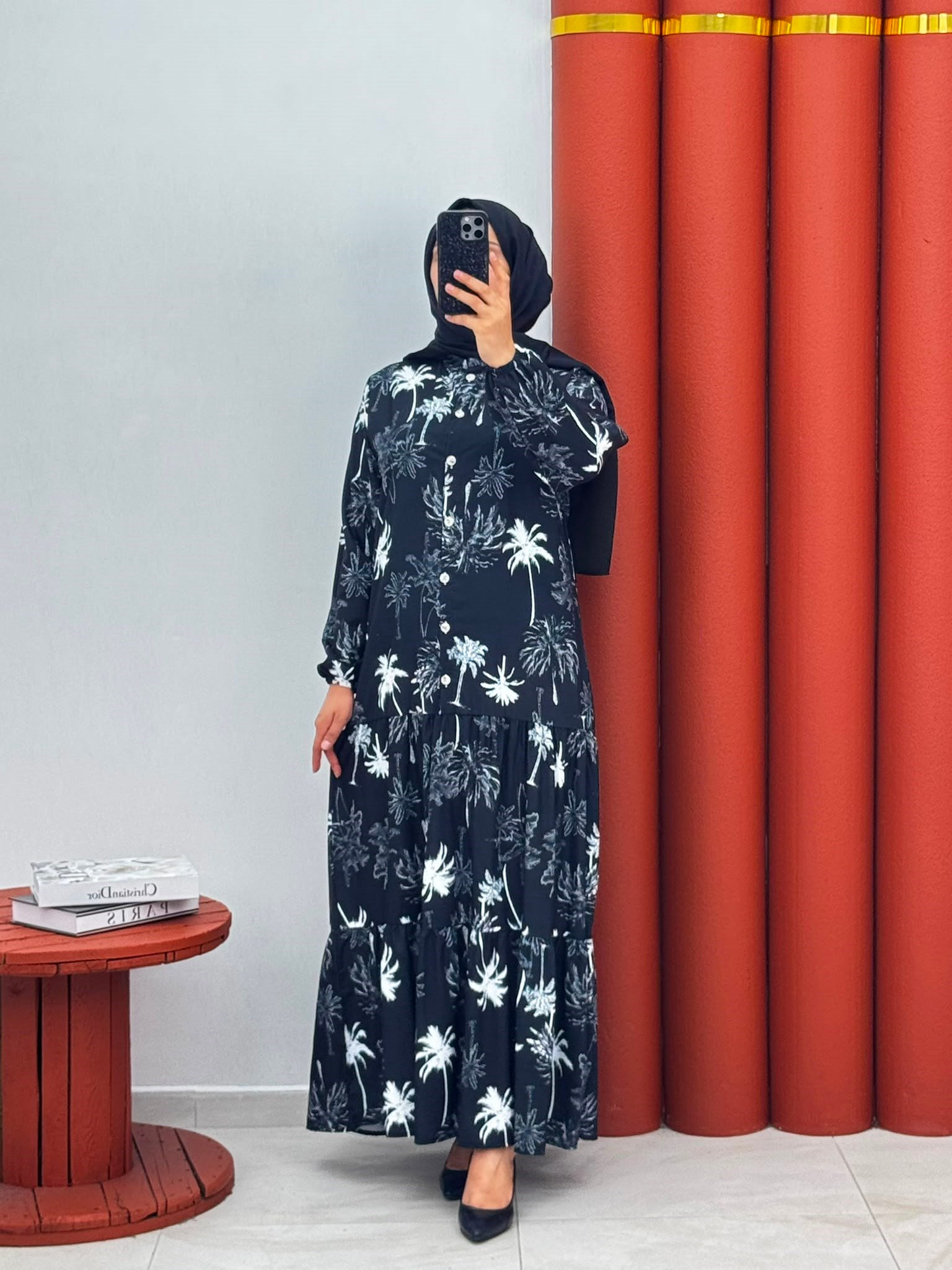 5674 Jessica kumaş siyah
