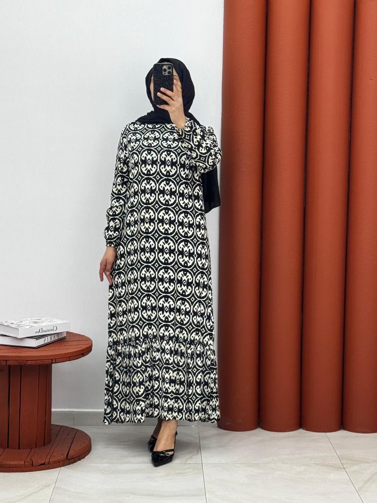 6612 Viskon seyyar kemerli siyah