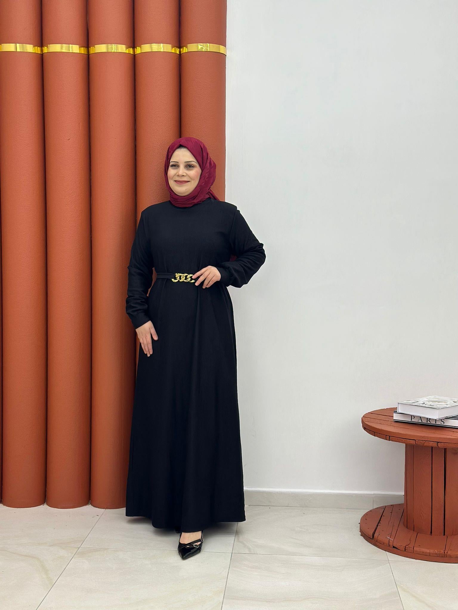 3848 karin seyyar kemerli siyah